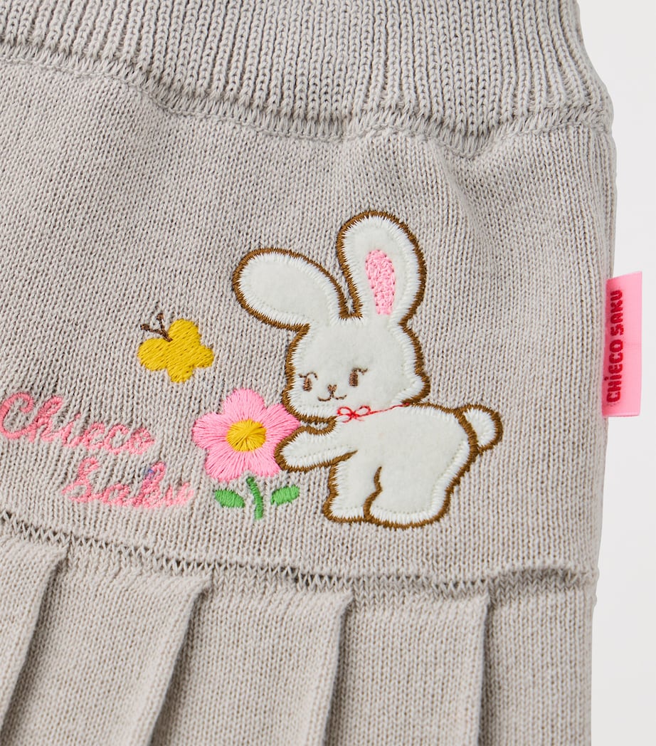 Miki House Cotton Knitted Pleated Skirt (12 Months-7 Years) Image 5
