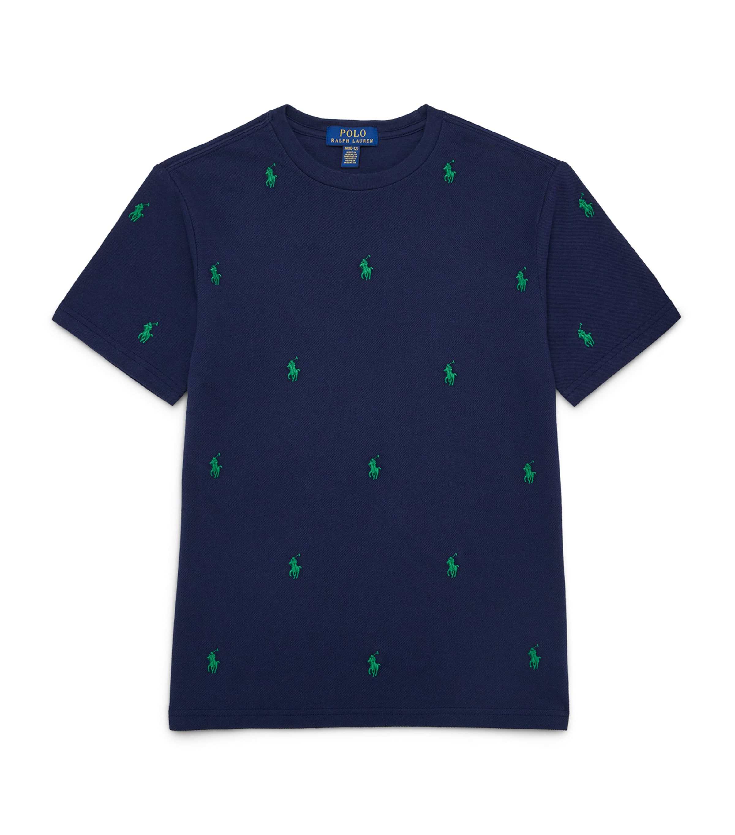 Ralph Lauren Cotton Logo T-shirt In Blue
