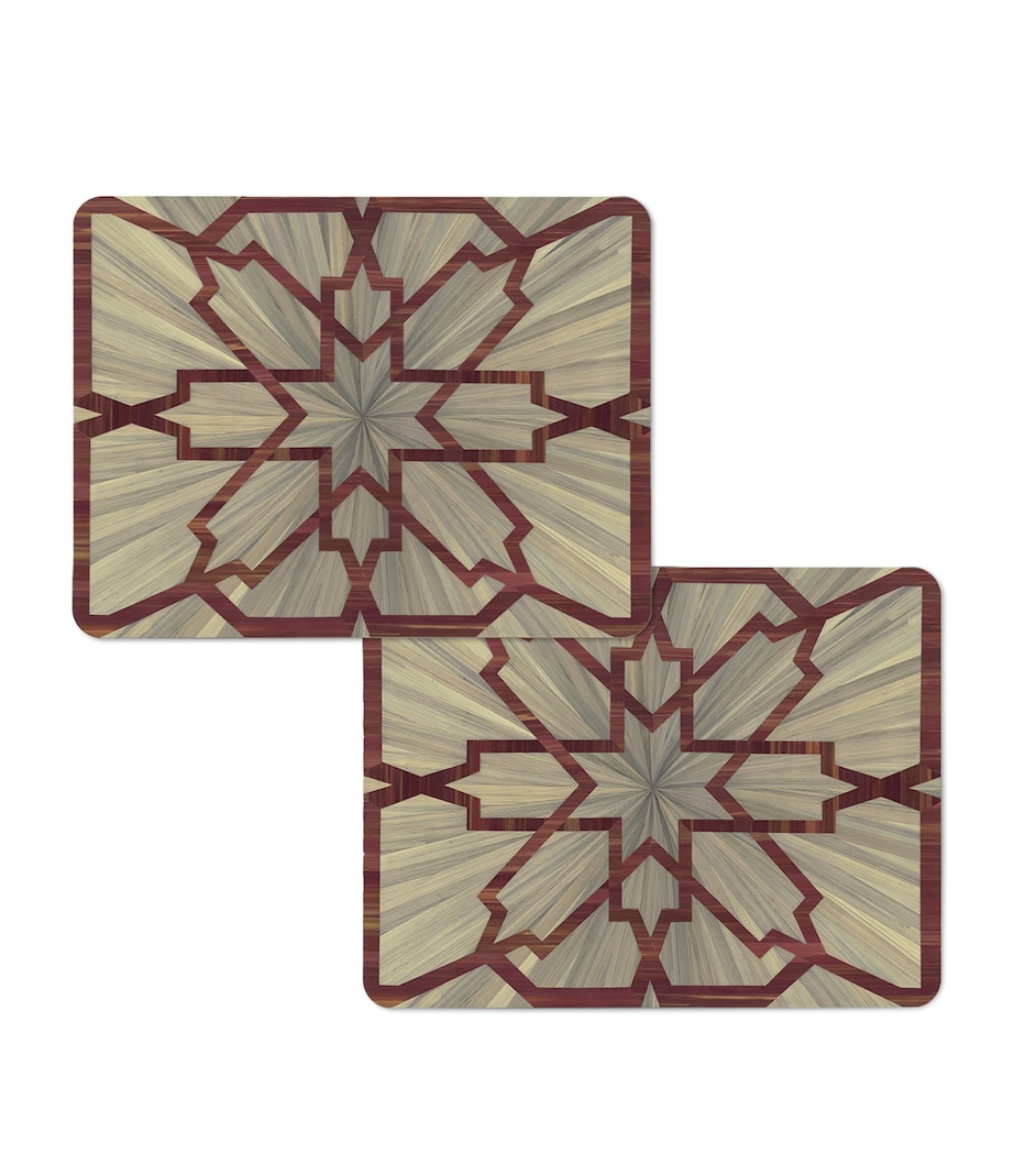 Set of 2 Arabesque Rectangular Placemats ARABESQUE Image 1