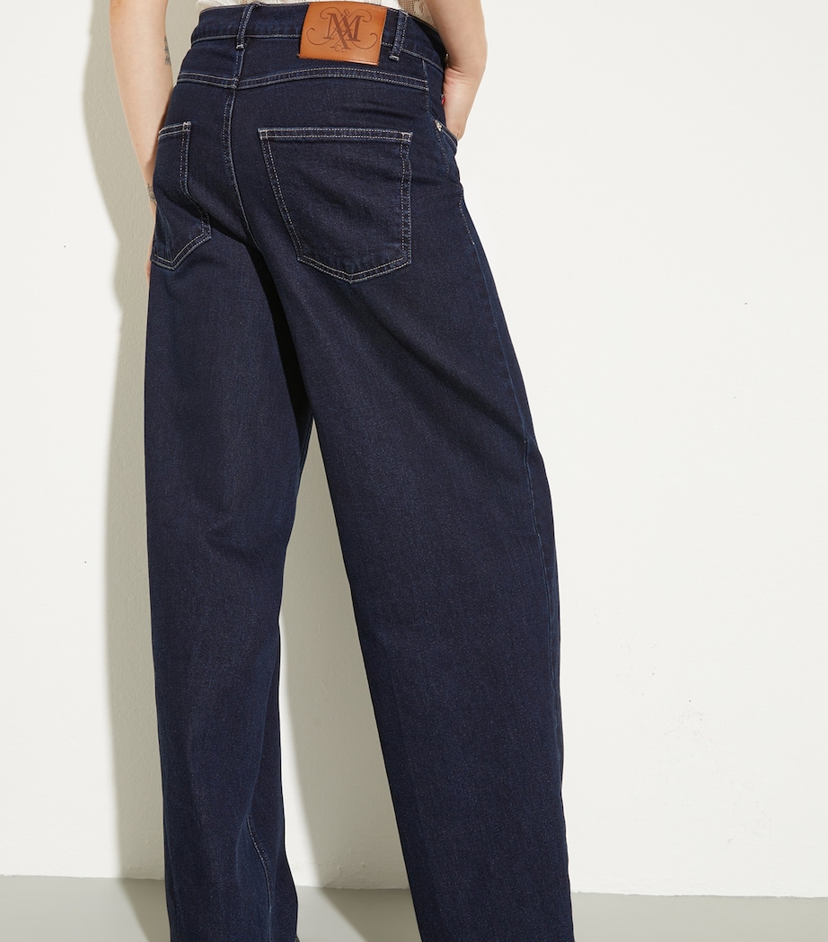 MAX&Co. Womens Straight Jeans Navy Image 3