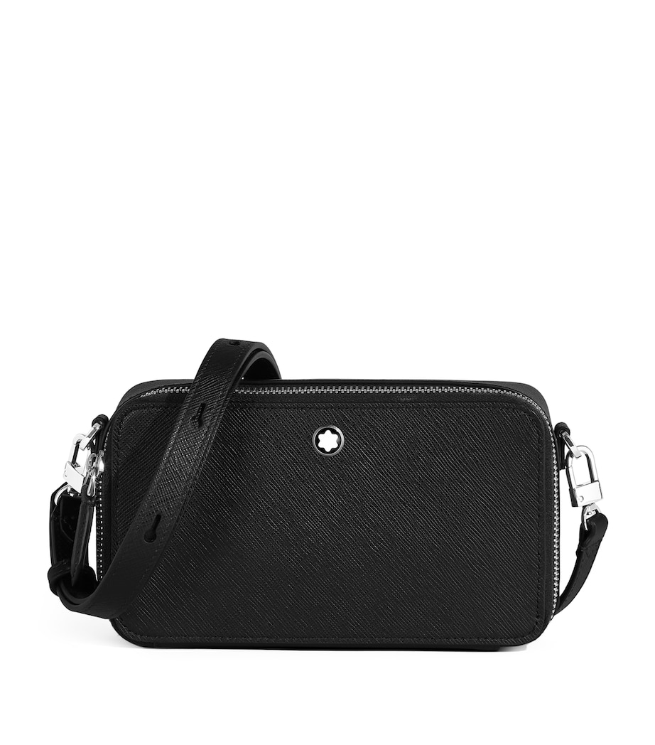Leather Sartorial Travel Case BLACK Image 1