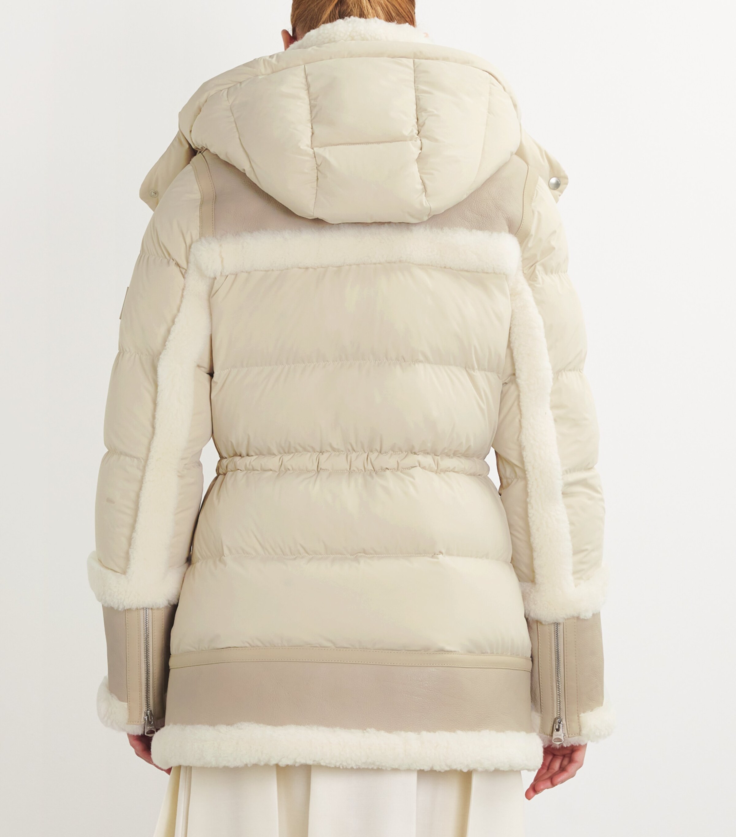 ◆MACKAGE NEW◆Lilibeth シャーリング・トリム パーカ/White◆ Mackage Shearling-Trim Lilibeth Parka | Harrods US