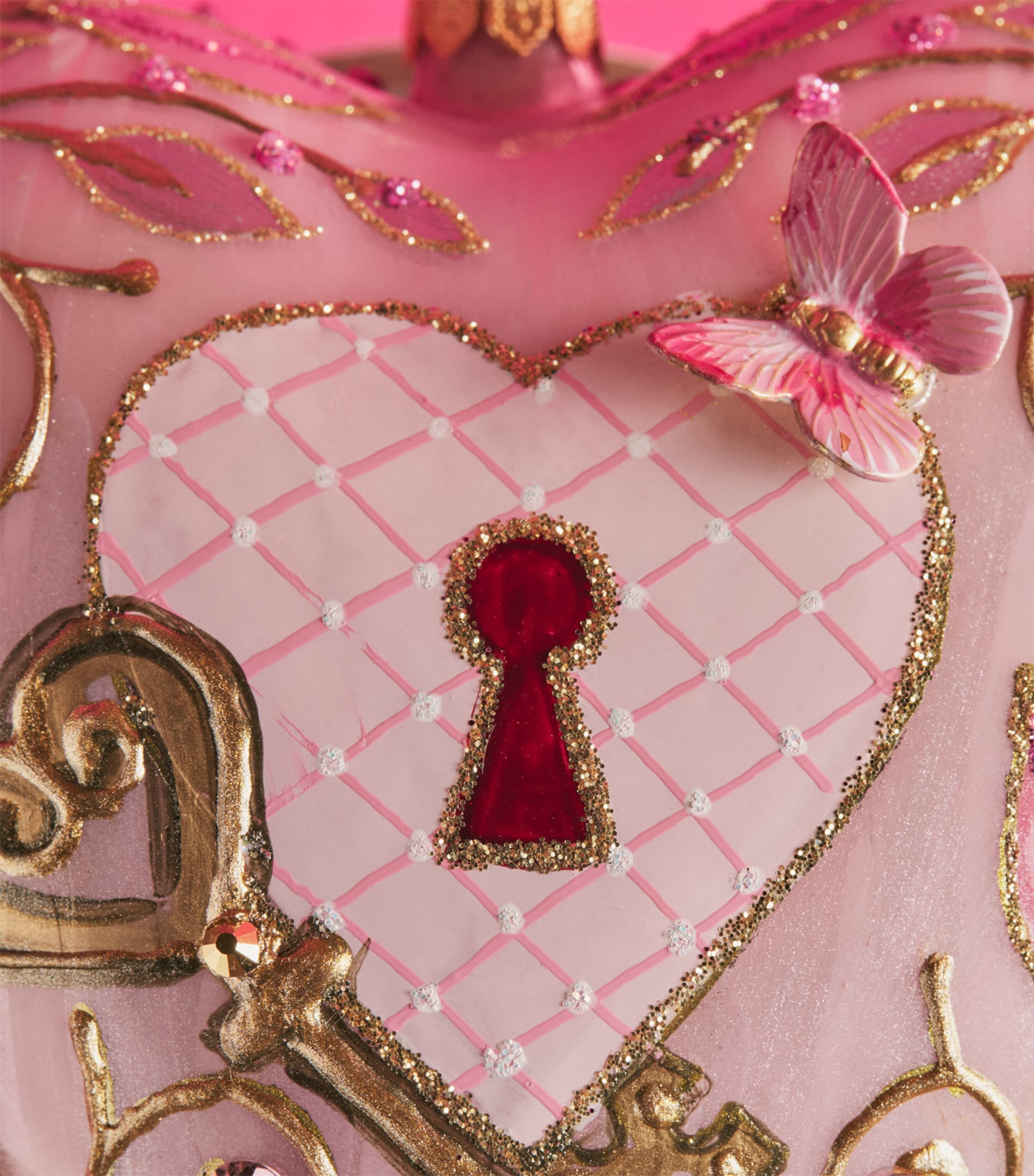 Glitterlab Locket Heart Tree Decoration Image 2