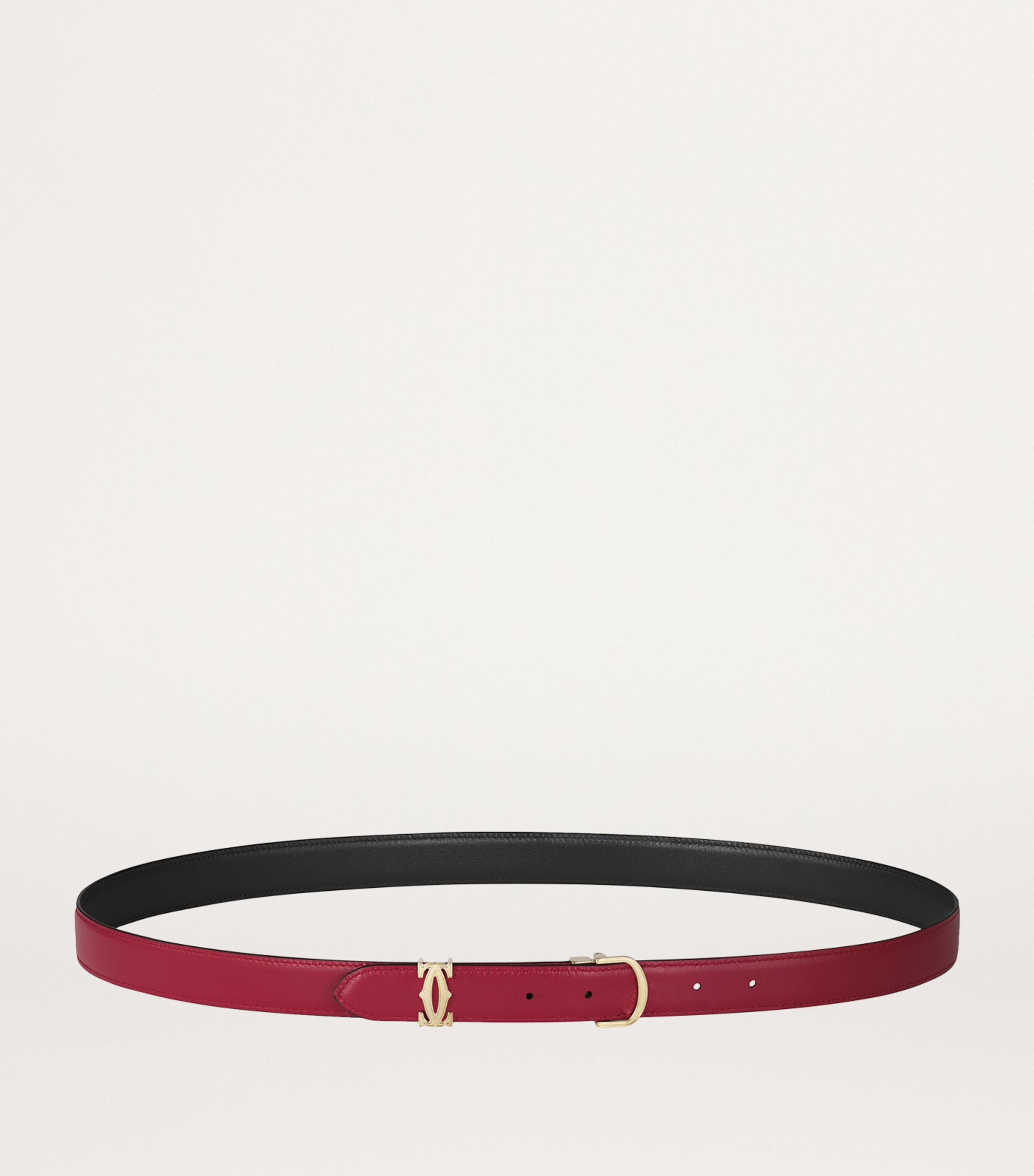 Cartier Reversible C de Cartier Belt Black And Cherry Red Image 3