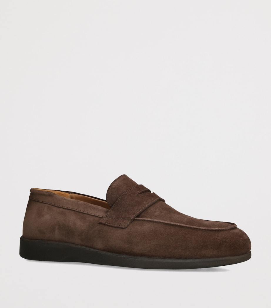 Suede Harley Loafers DARK BROWN Image 3