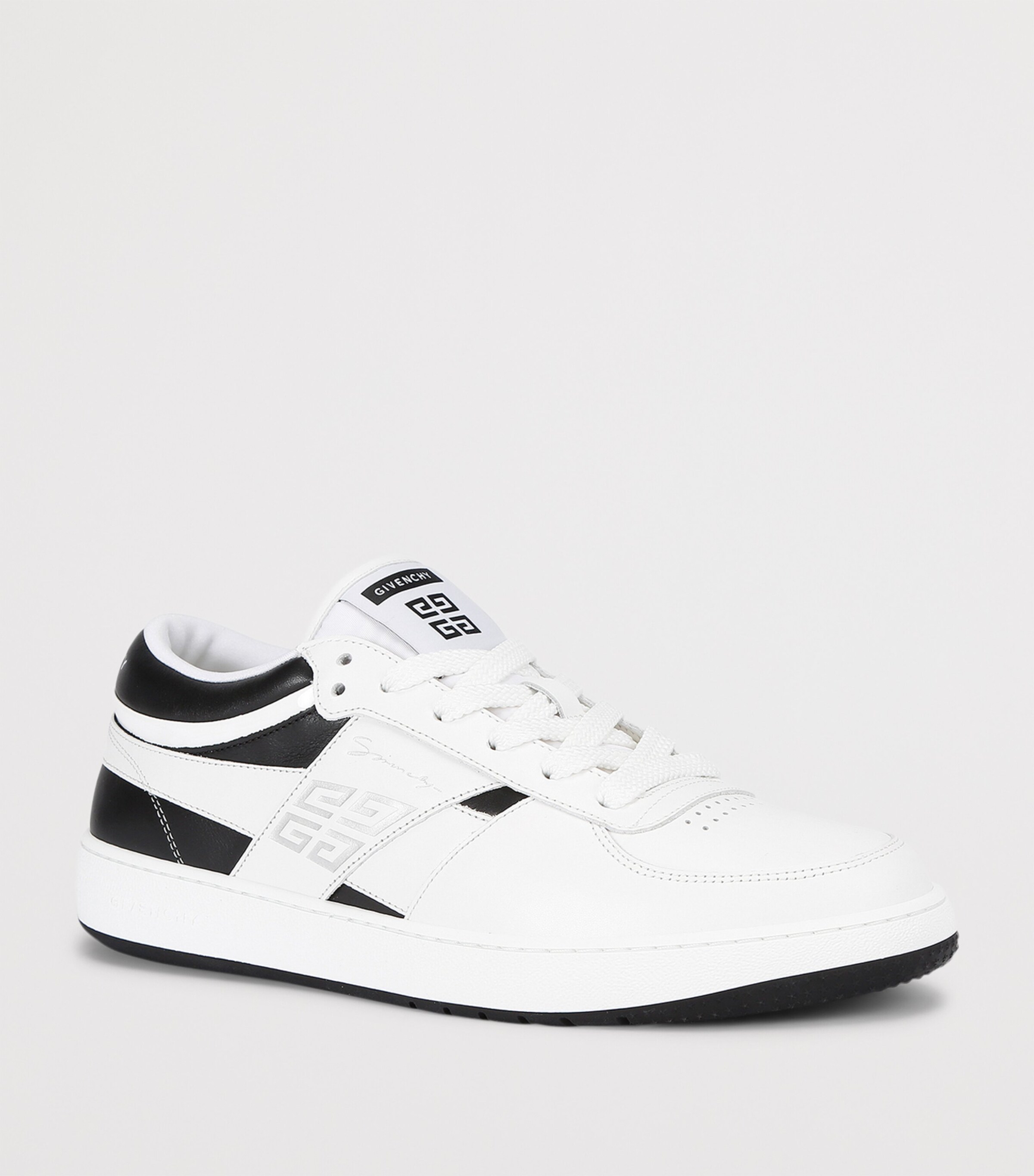 Givenchy Leather G Move Sneakers White/blk Image 3