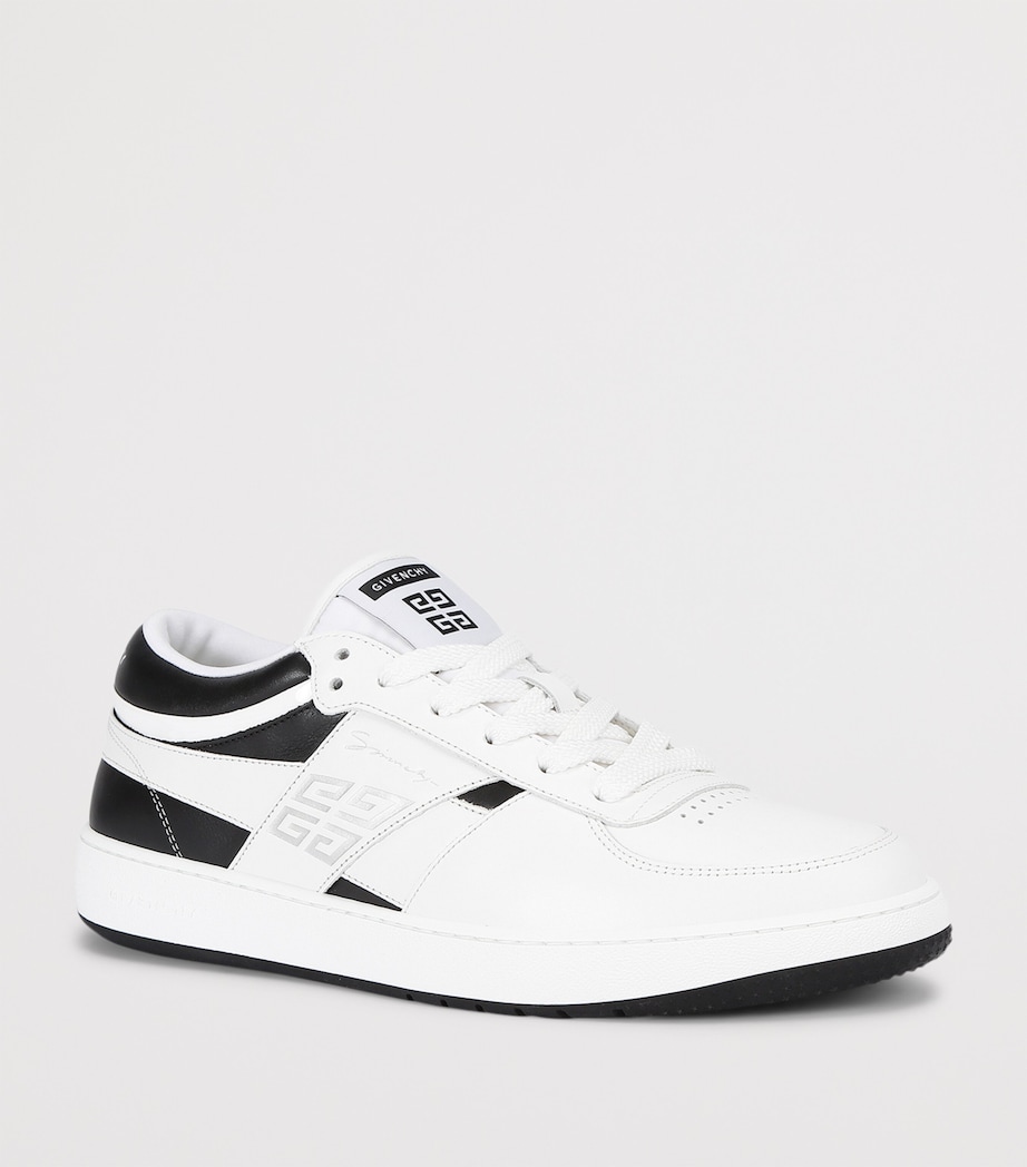 Leather G Move Sneakers WHITE/BLK Image 3