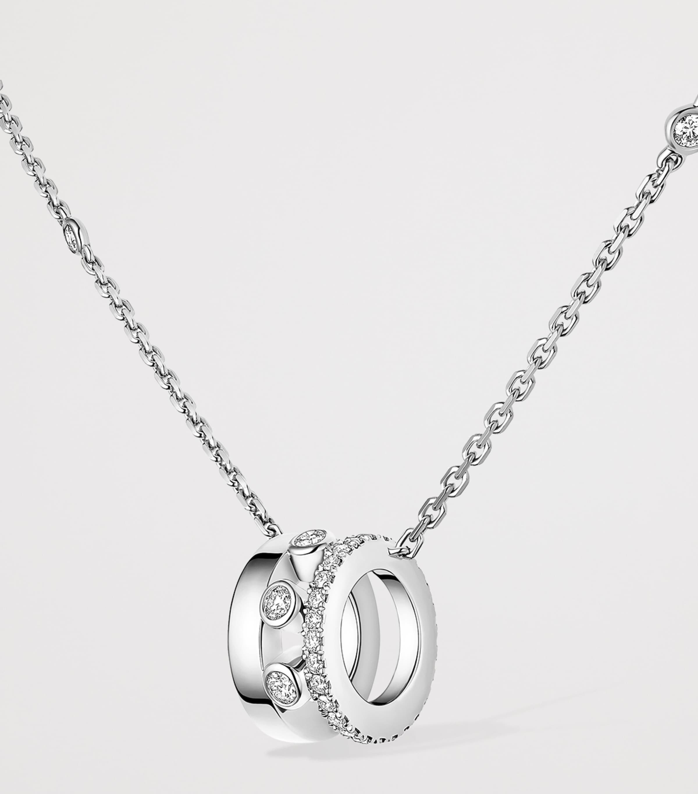 Messika Move Romane White Gold and Diamond Necklace (0.31ct) White Gold Image 3