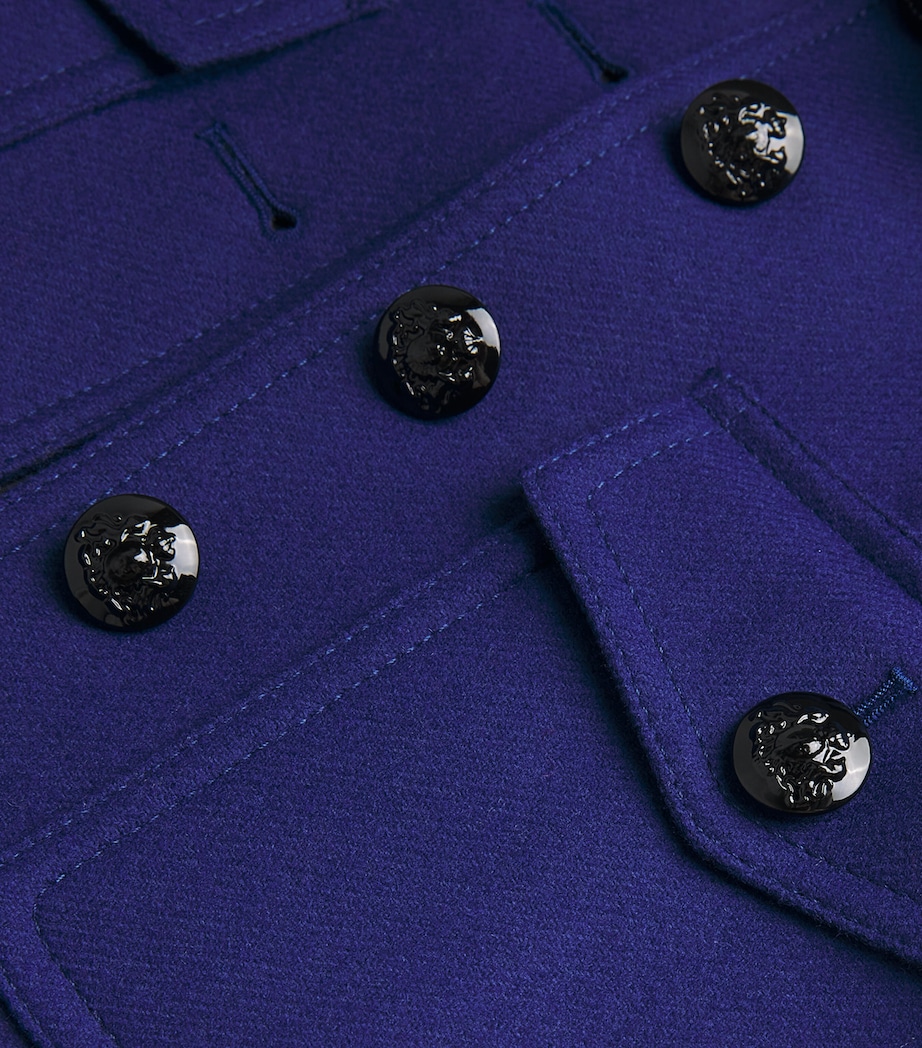 Wool-Blend Fitted Jacket JEWEL BLUE Image 5