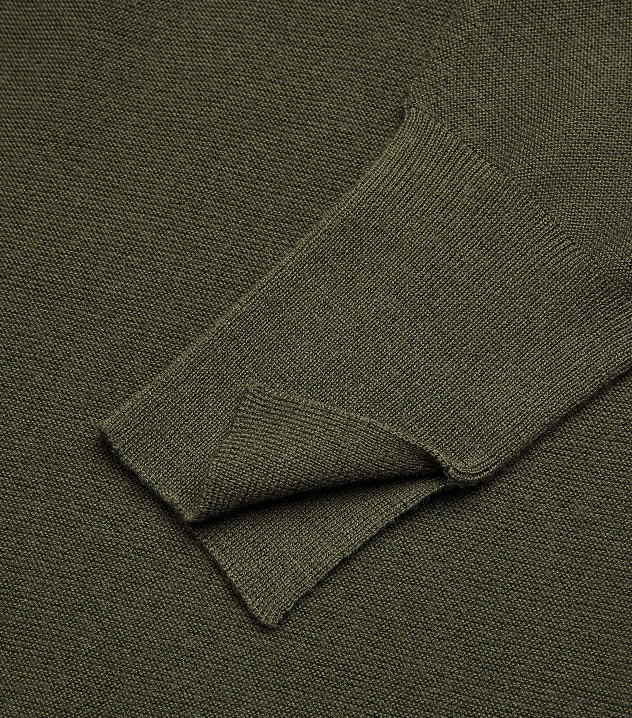 Molli Womens Virgin Wool Rollneck Sweater Khaki Image 6