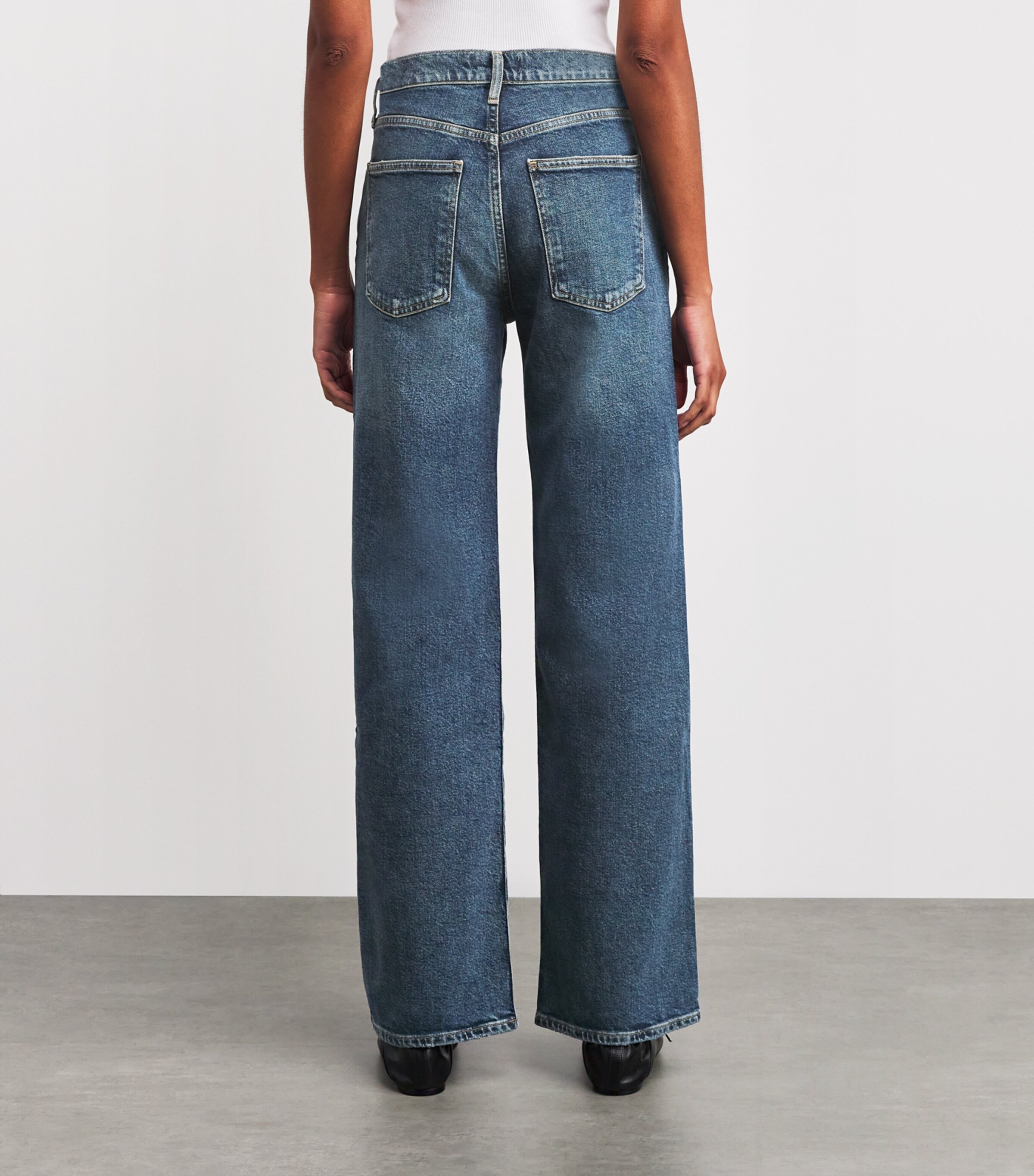 Harper Mid-Rise Straight Jeans ENR Image 4