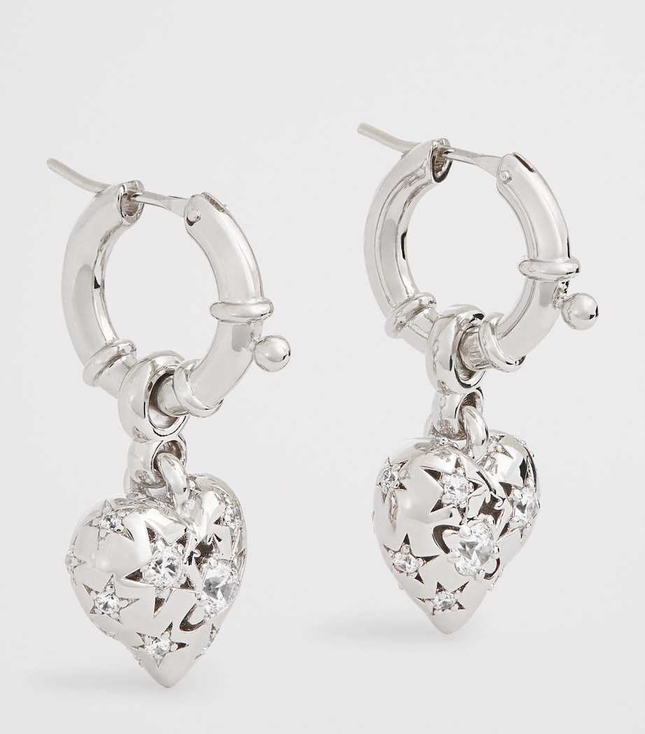 Crystal-Embellished Lee Earrings P102 PLTNM/WHT Image 3