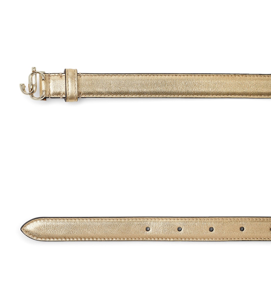 Helina Mini Leather Belt GOLD/LIGHT GOLD Image 2