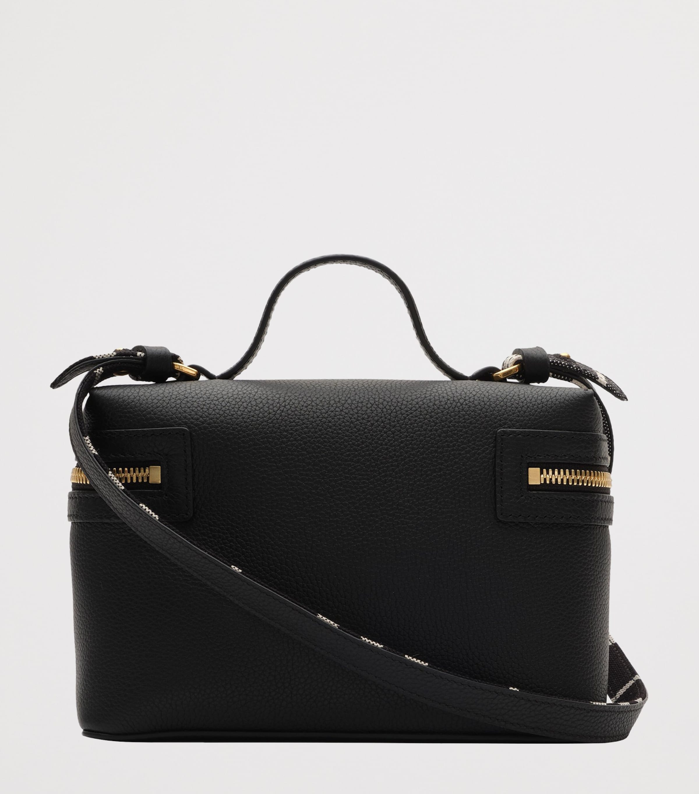 Burberry Leather Bloomsbury Vanity Bag Black/black Calico Image 2
