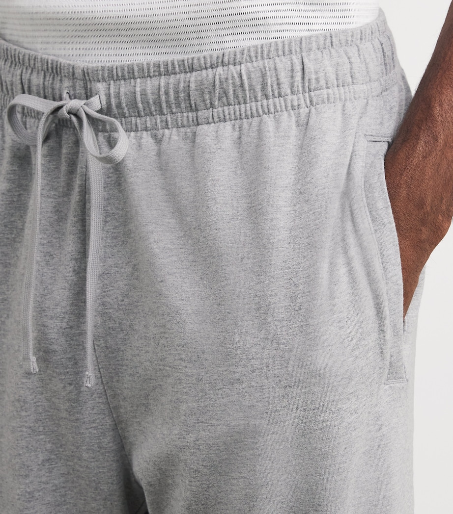 Cotton-Blend Lounge Trousers HEATHER GREY Image 6