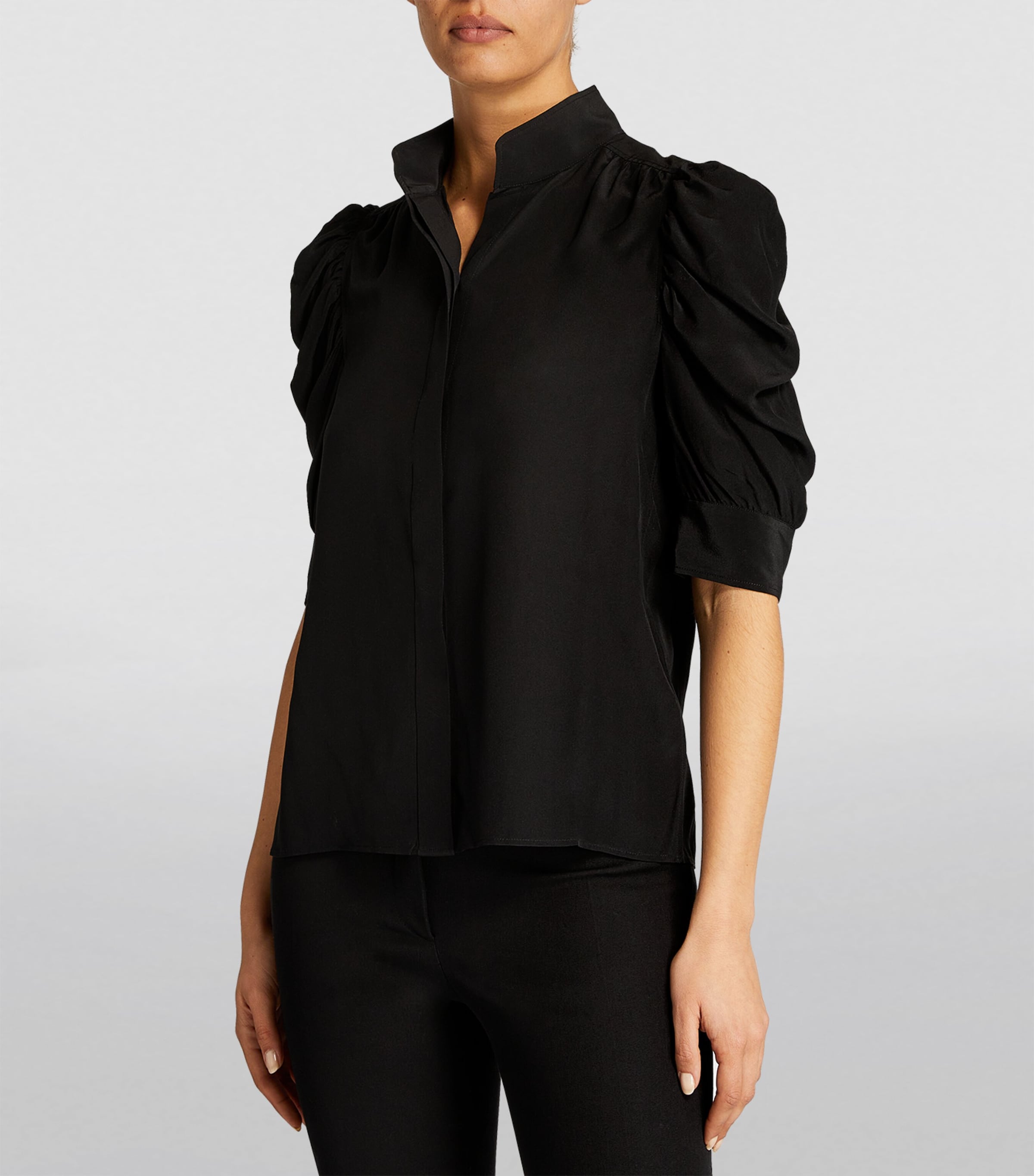 Silk Gillian Top NOIR Image 3