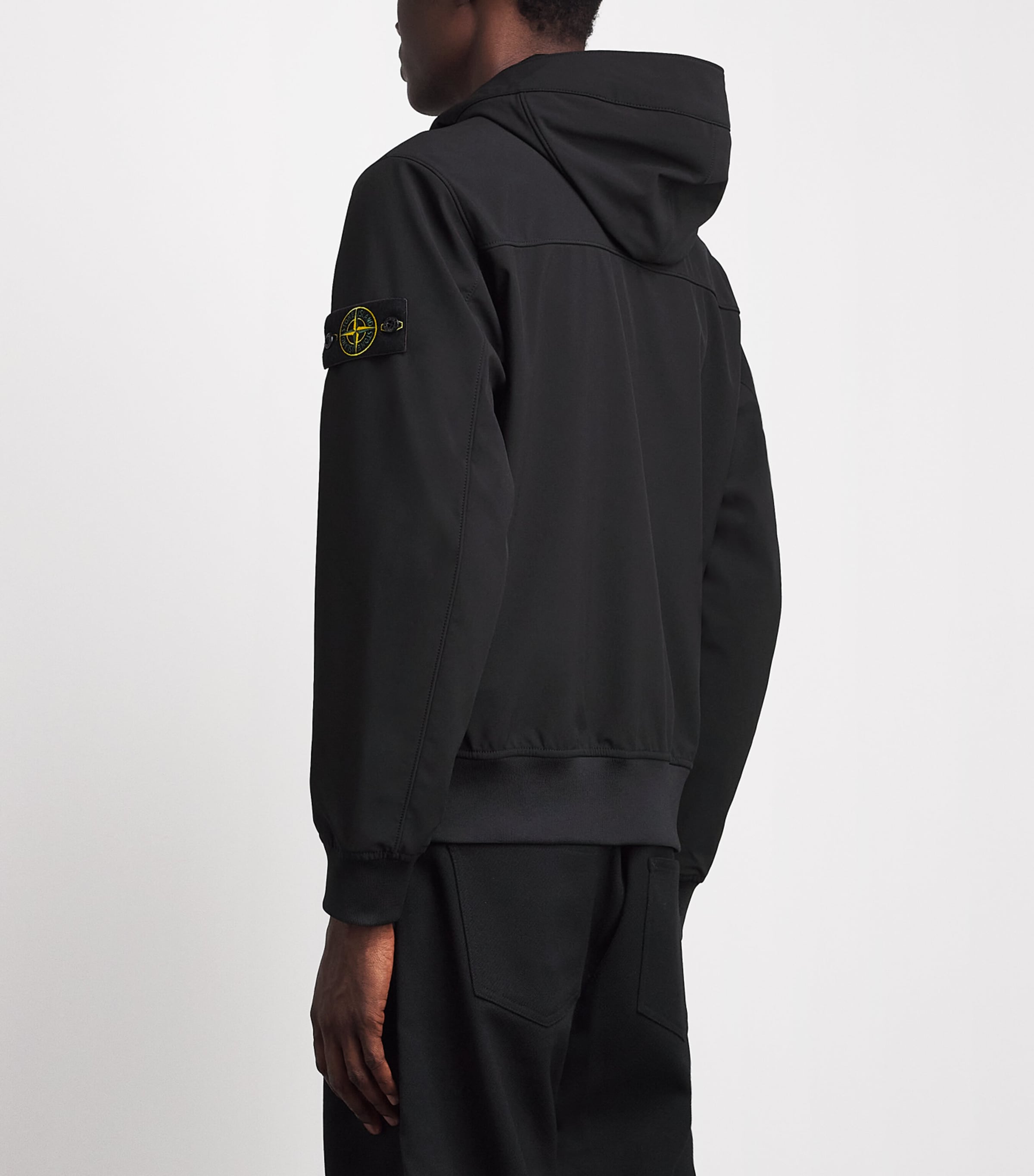 Stone Island Mens Light Soft Shell-R Hooded Jacket Image 5