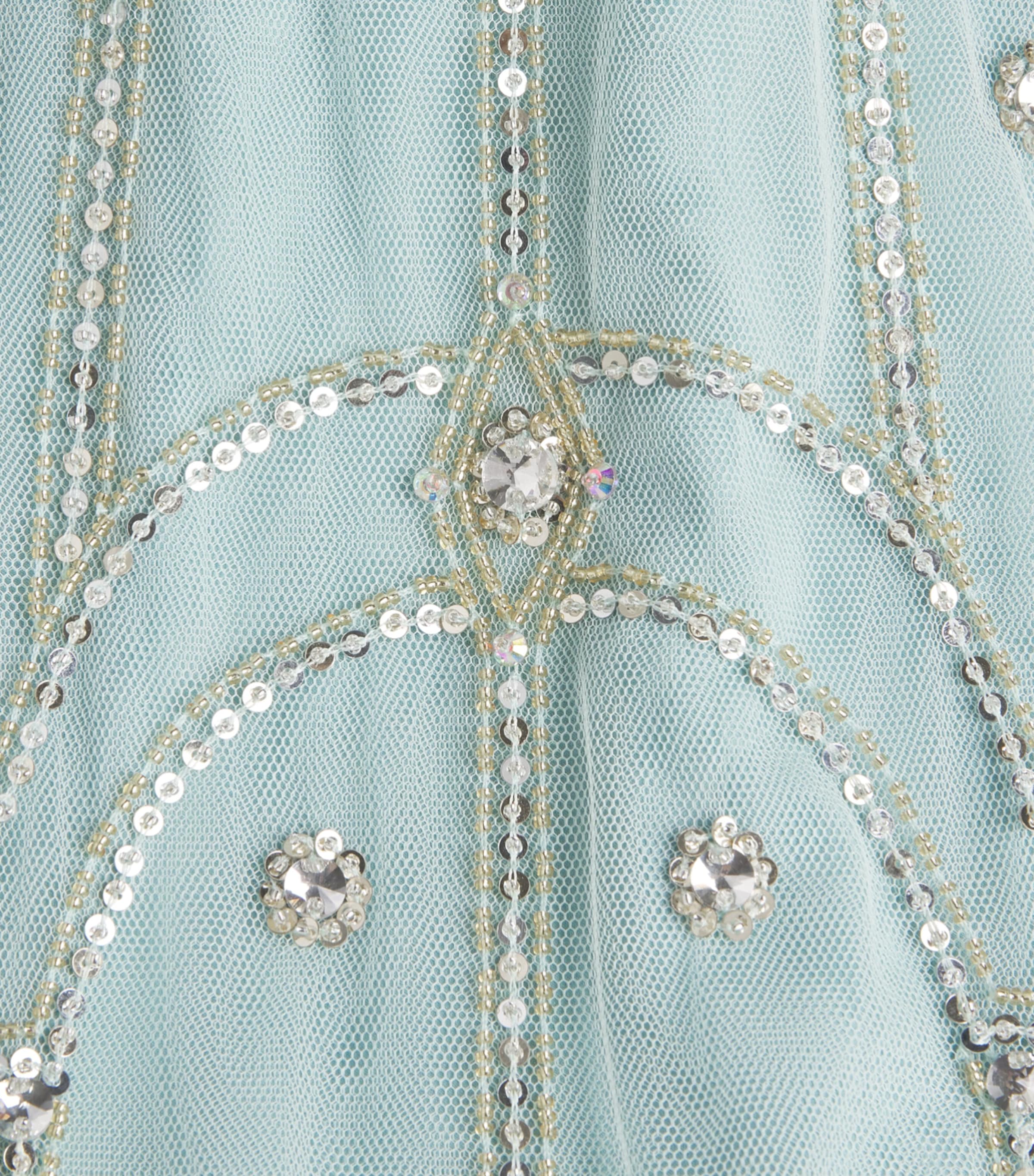 Tulle Embellished Edie Dress (6-14 Years) 1016 HAZE Image 3