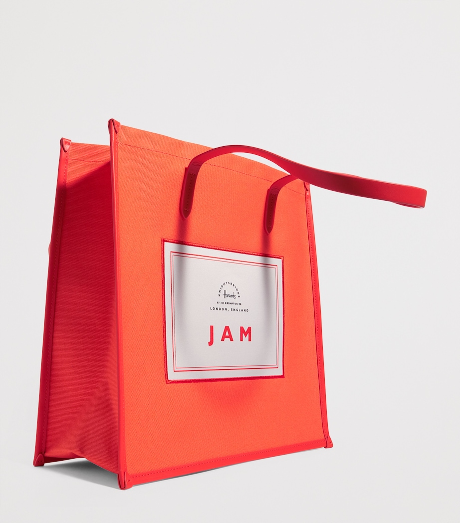 Cotton Jam Condiments Shopper Bag RED Image 6
