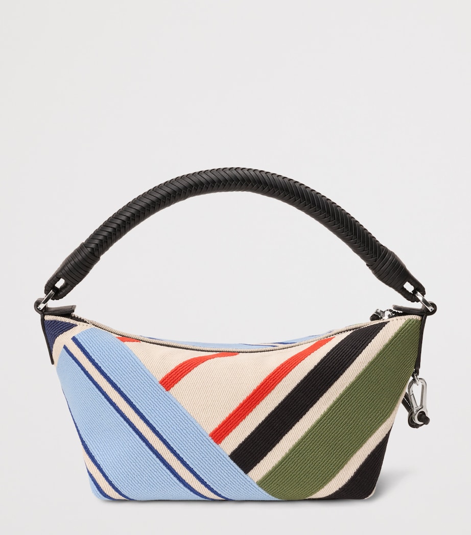 LOEWE Embroidered Cala Top-Handle Bag Ecru/multicolor Image 4