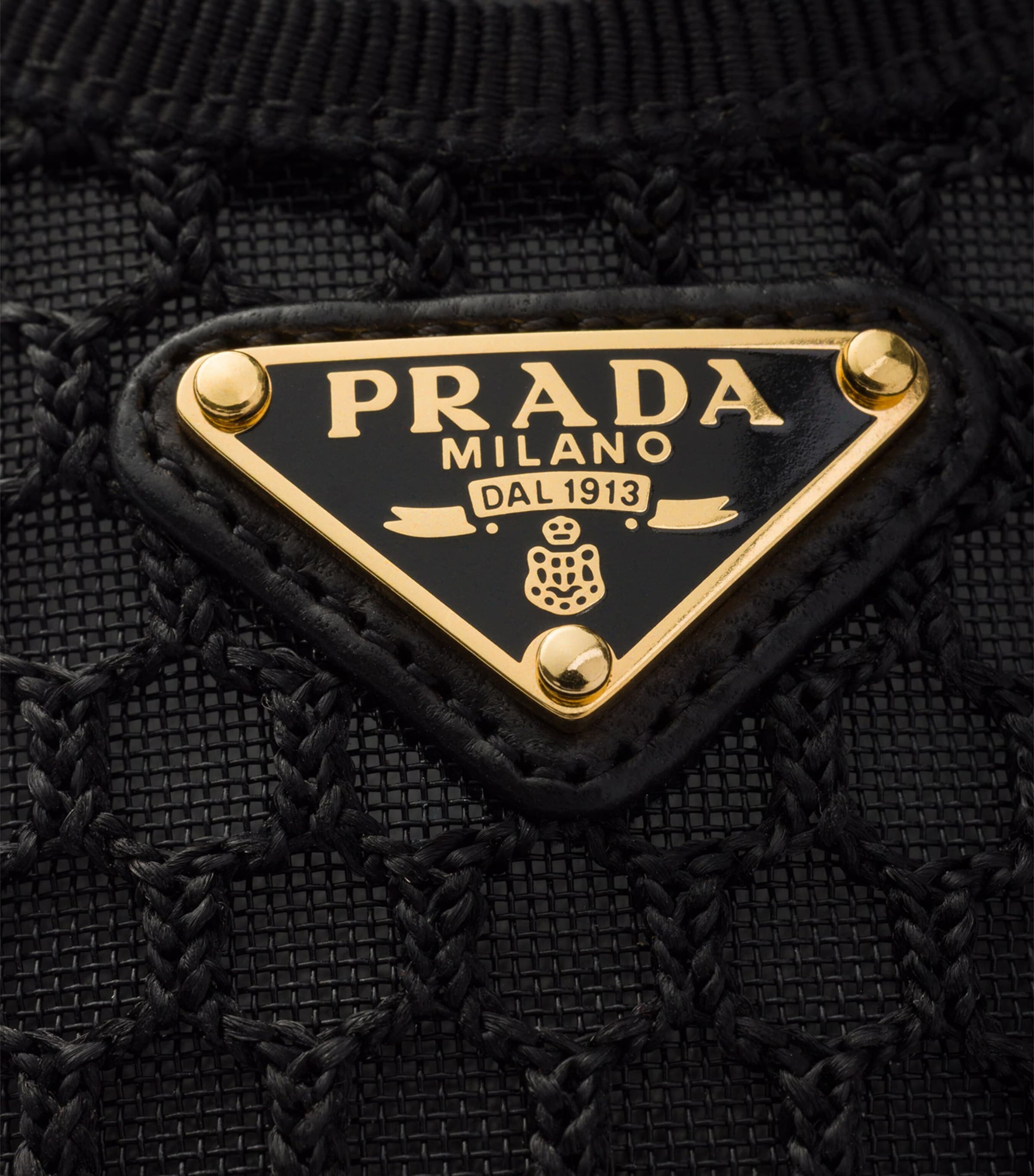 Prada Mesh Open-Work Mary Janes 35 Black Image 6