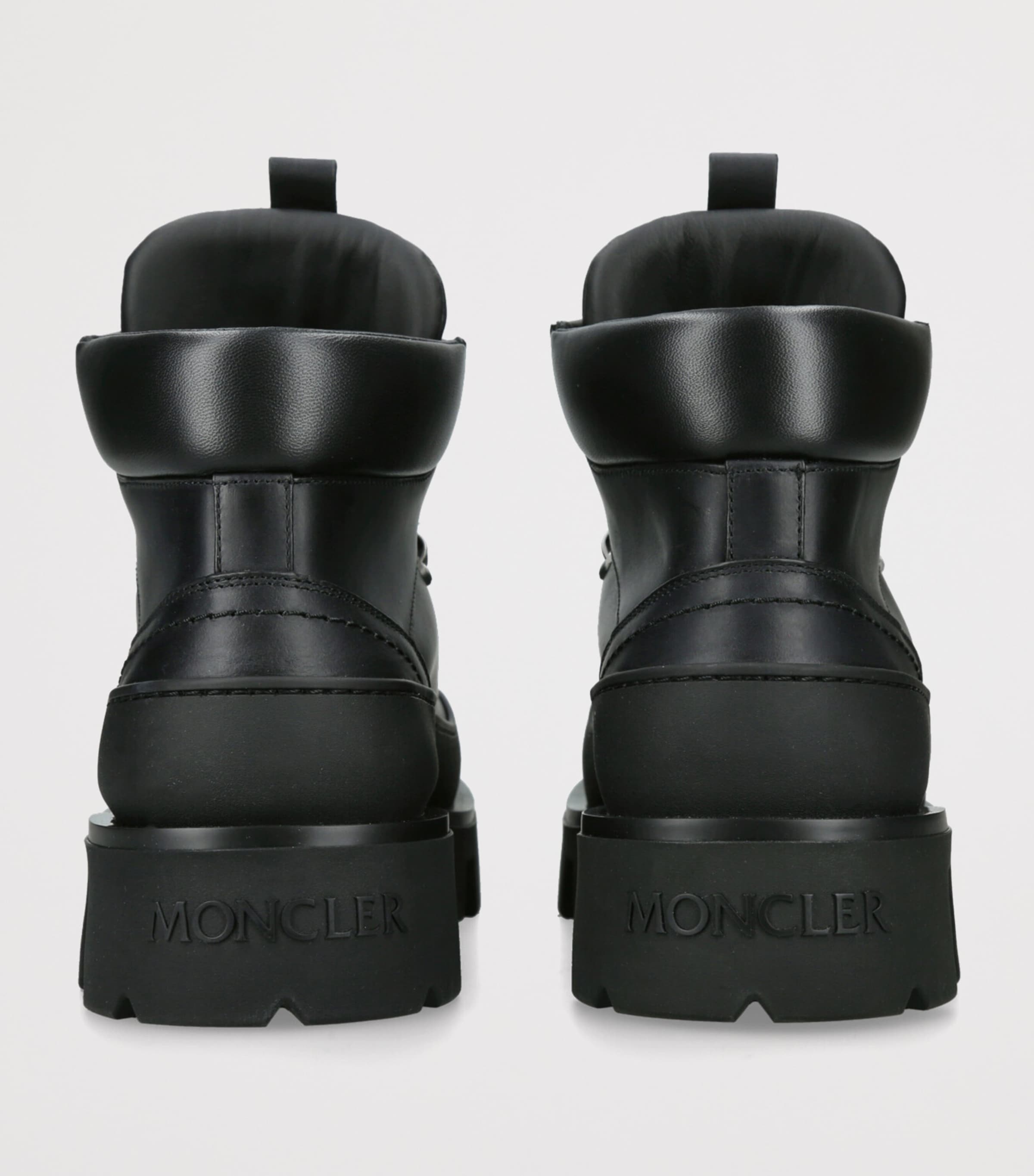 Leather Peak Trek Hiking Boots BLACK Image 2