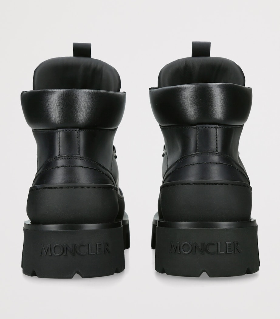 Leather Peak Trek Hiking Boots BLACK Image 2