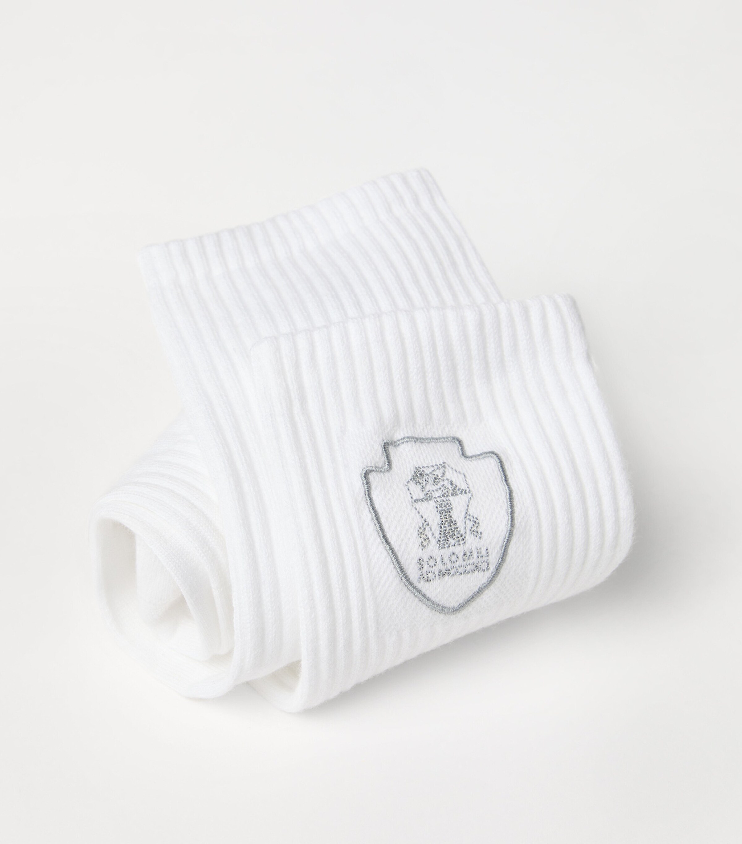 Brunello Cucinelli Mens Techno Cotton Logo Socks Image 3