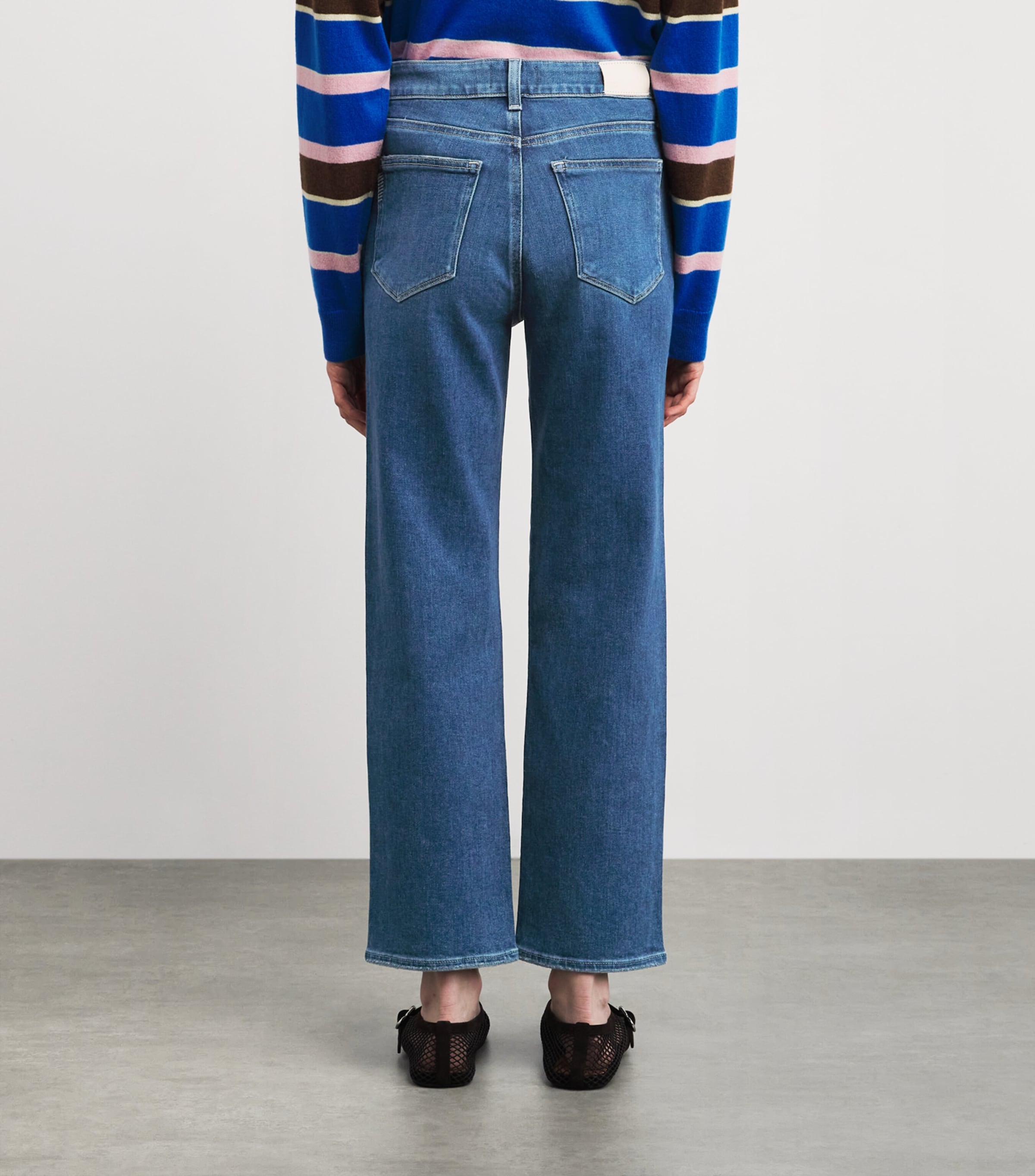 Stevie Straight Ankle Jeans AQUARIUS Image 4