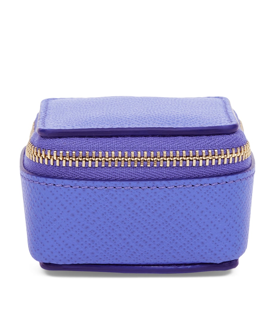 Smythson Small Panama Leather Trinket Case U Violet Image 1