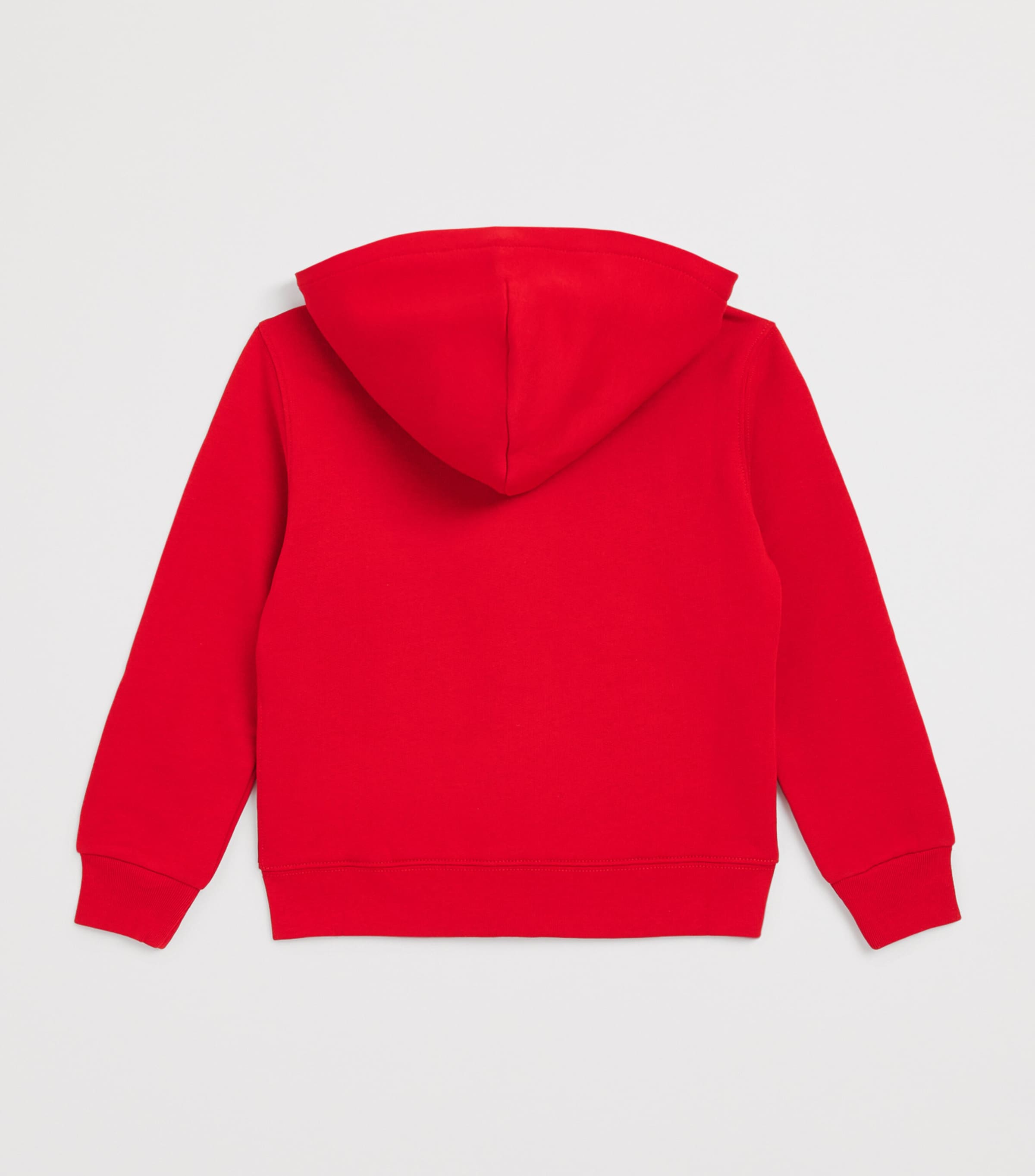 Cotton-Blend Triple Pony Hoodie (6-14 Years) RED Image 2