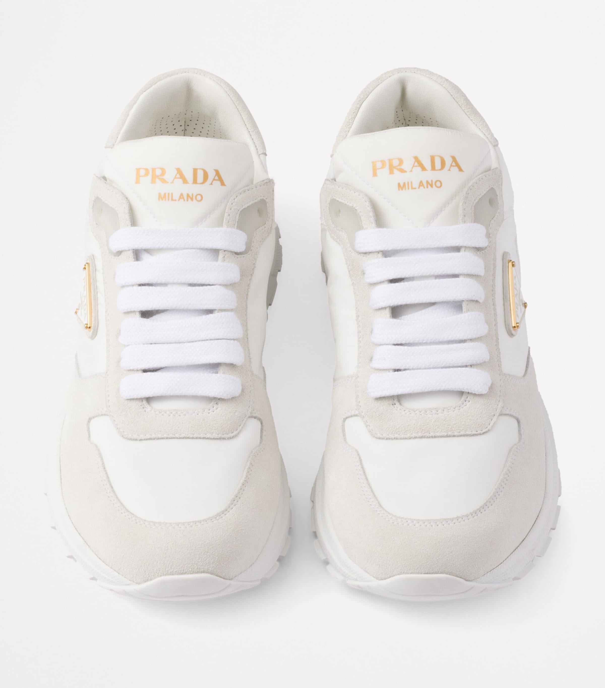 Re-Nylon and Suede Prax 2.0 Low-Top Sneakers F0009 Image 3