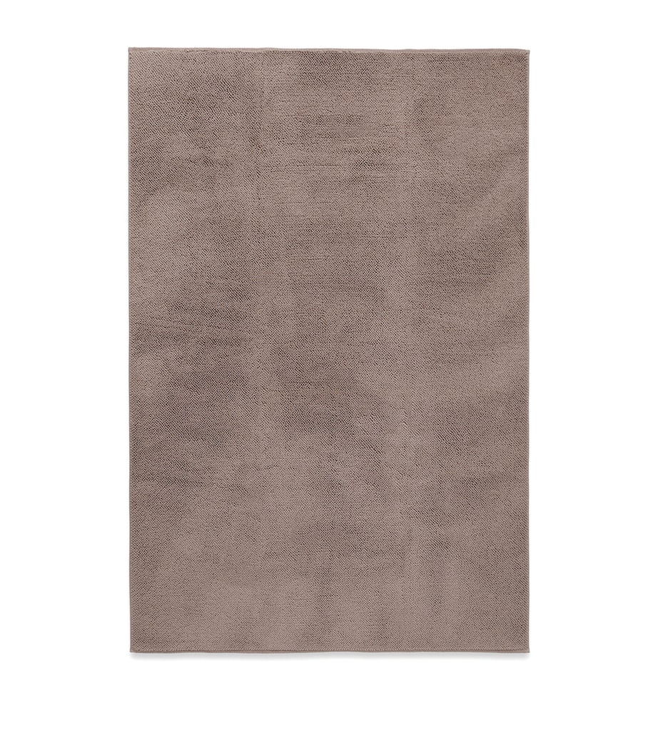 Organic Cotton Pera Woven Bath Mat (100cm x 150cm) VAPOUR Image 4