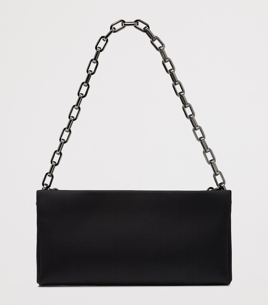 Maykimay Chain Silk Crepe Shoulder Bag BK01 Image 3