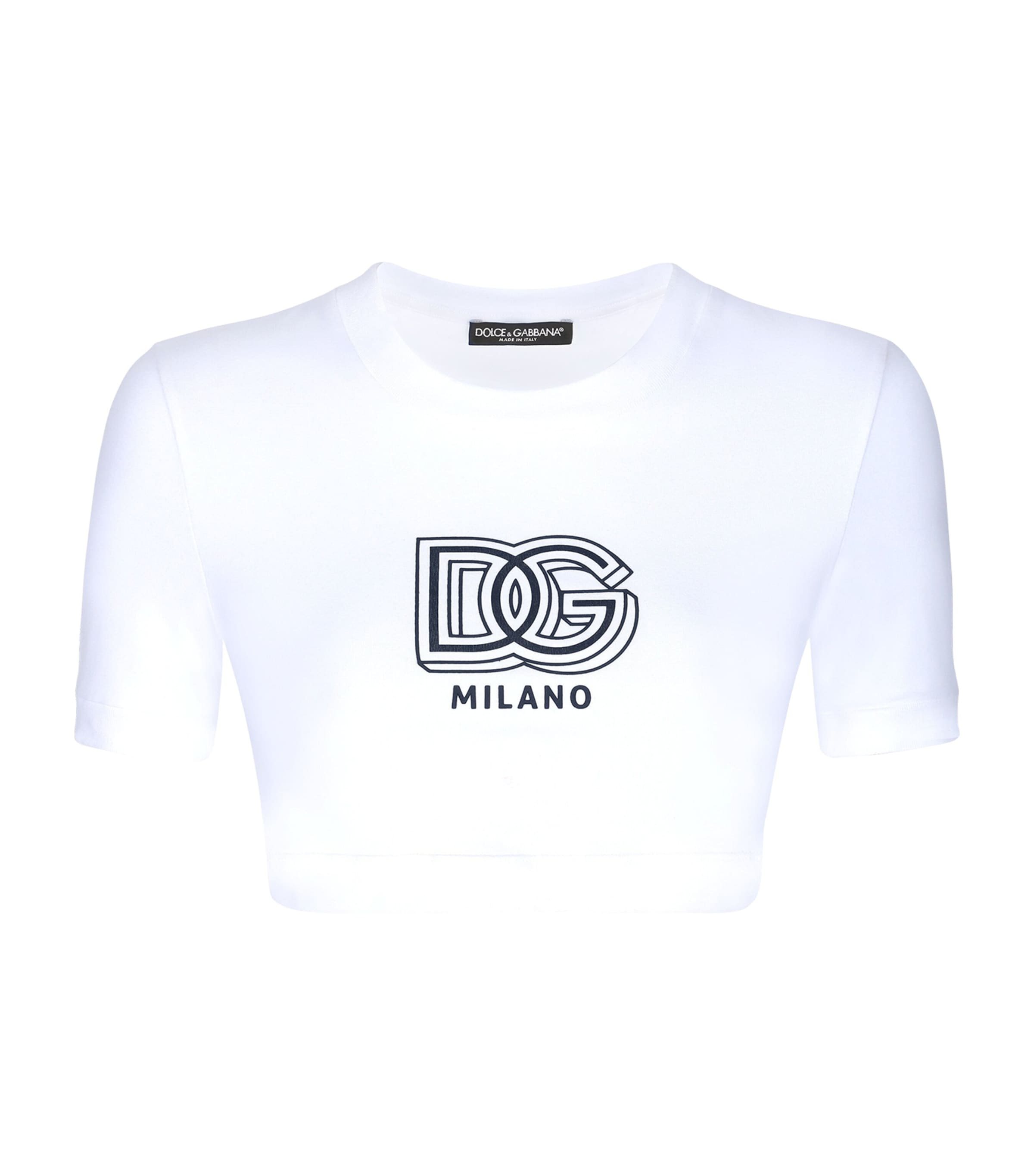 Dolce & Gabbana Logo-print Cotton-blend T-shirt