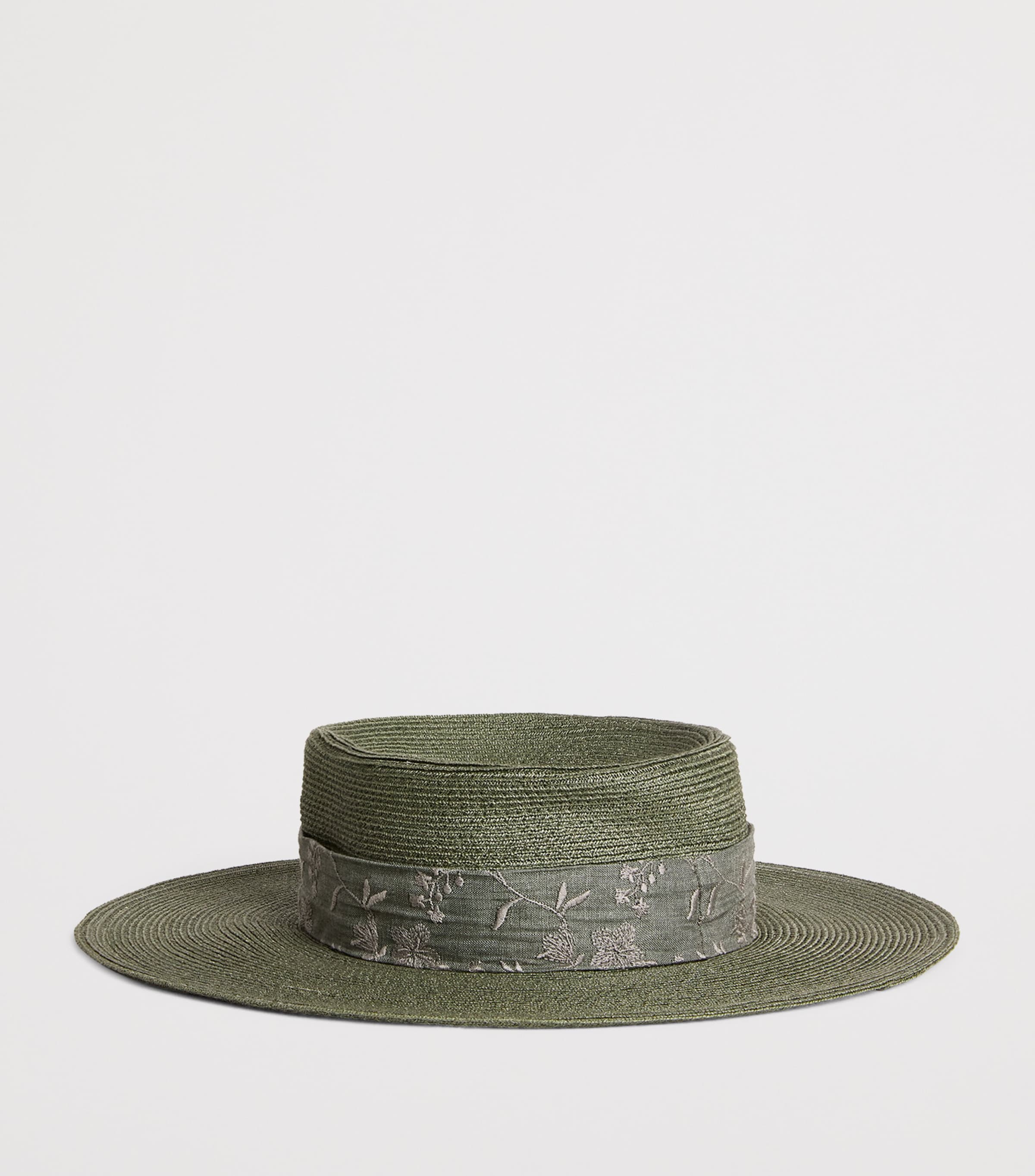 Linen Hat MILITARY GREEN Image 3