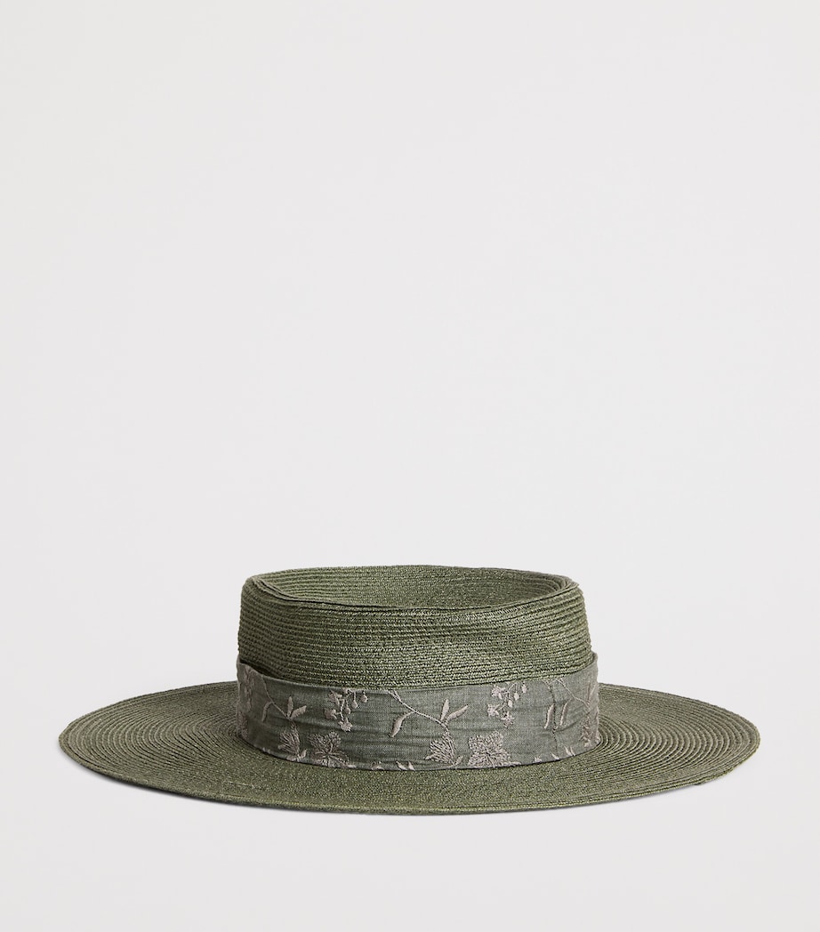 Linen Hat MILITARY GREEN Image 3