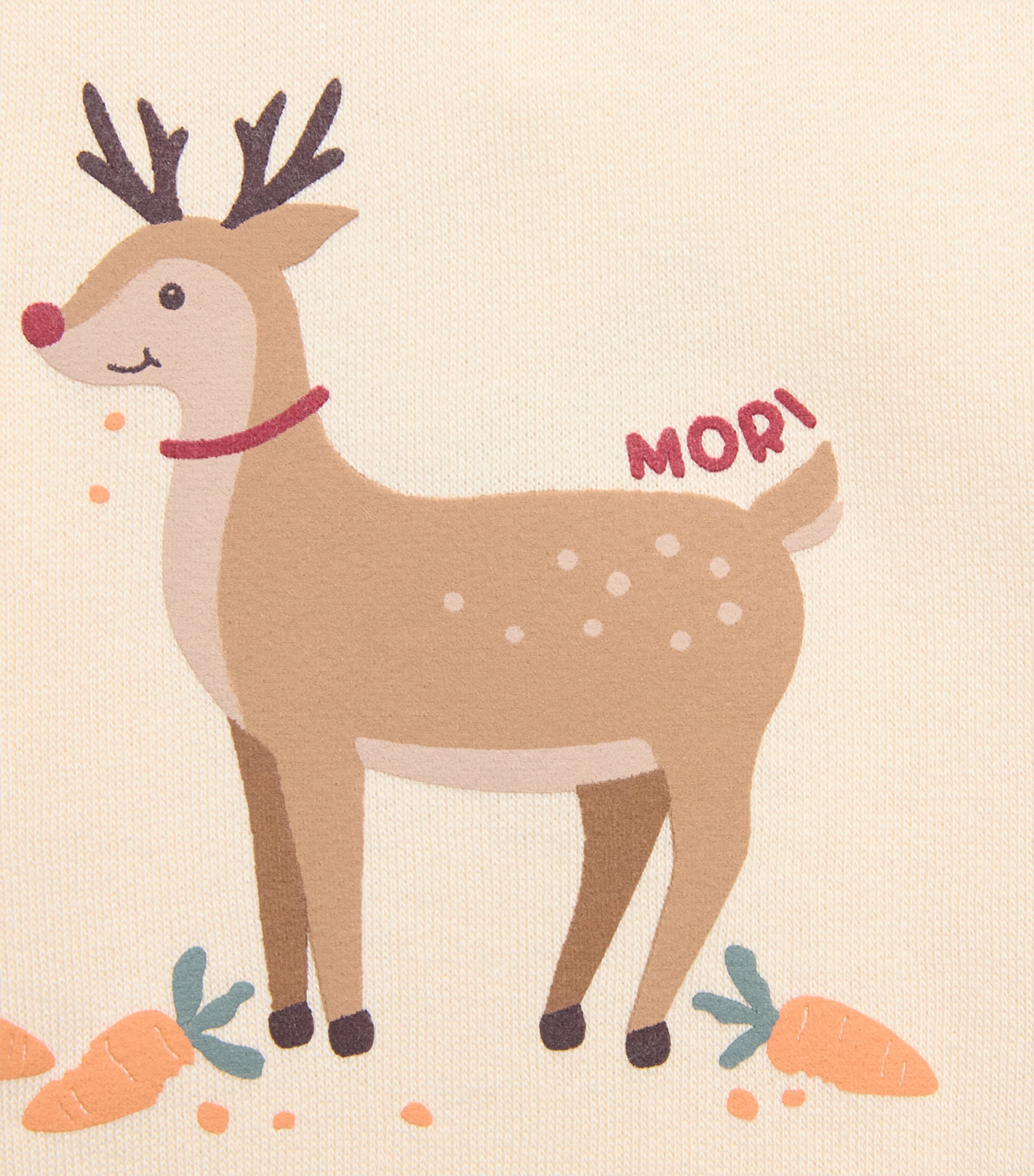 Reindeer Print Sweater (3-36 Months) REINDEER & CREAM Image 3