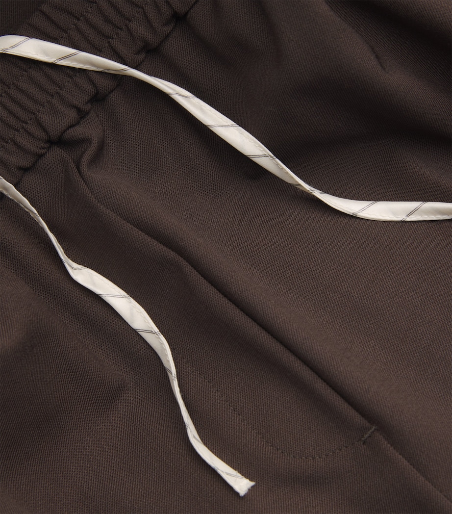 Wide-Leg Trousers CHOCOLATE Image 5