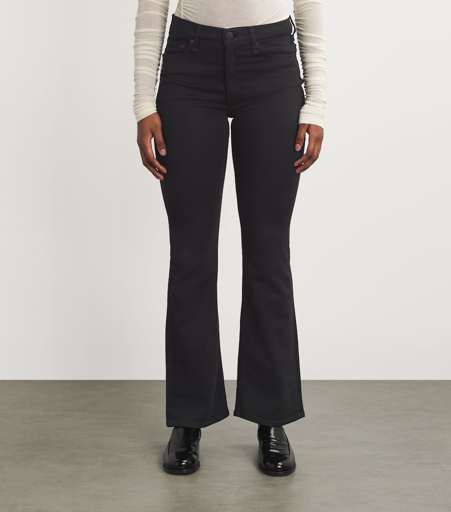 Peyton Mid-Rise Bootcut Jeans BLACK Image 3