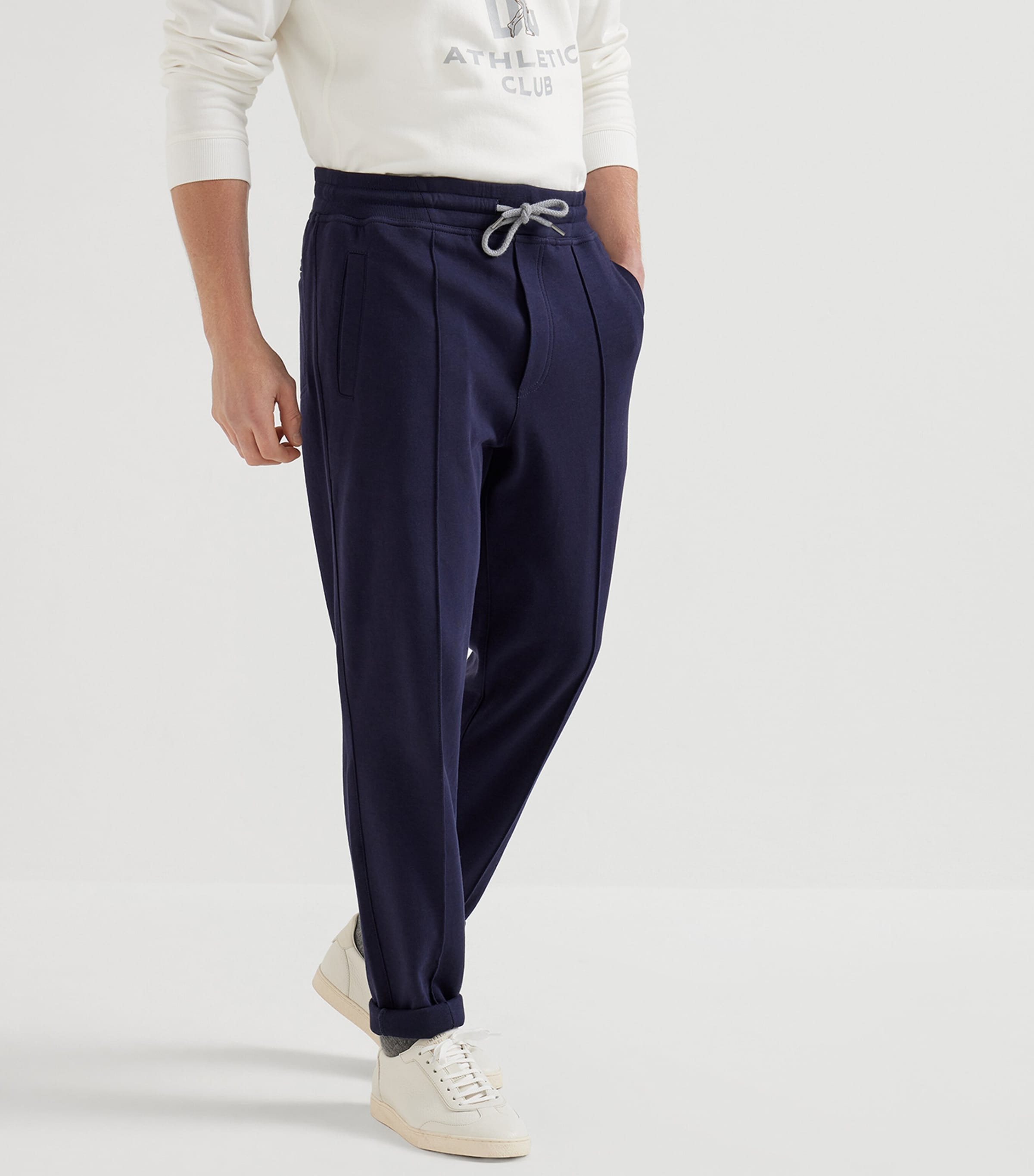 Cotton-Blend Sweatpants C6134 Image 2