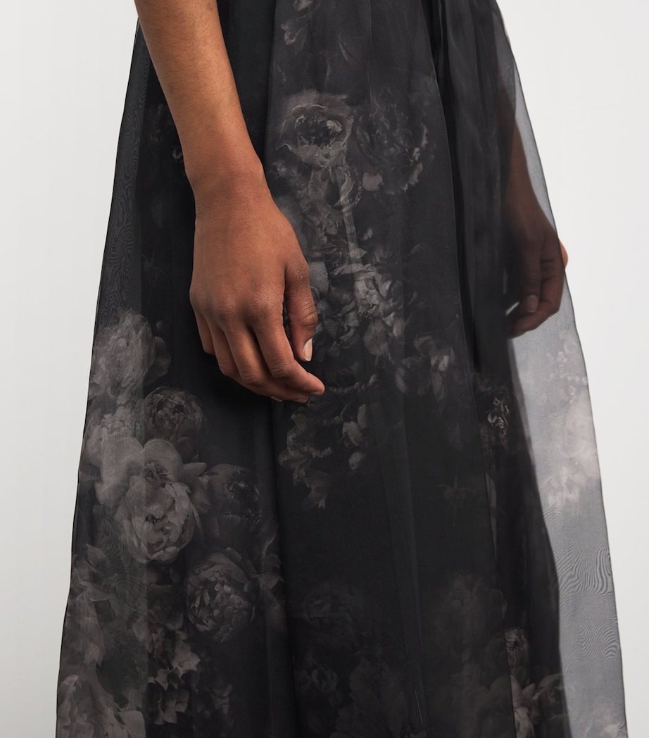 Silk Floral Hypnotic Maxi Skirt GHOST FLORAL Image 6