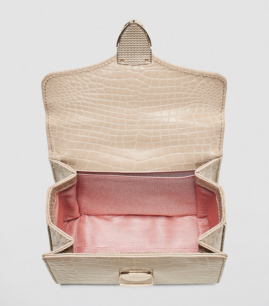 Mini Mayfair Top-Handle Bag TAUPE Image 6