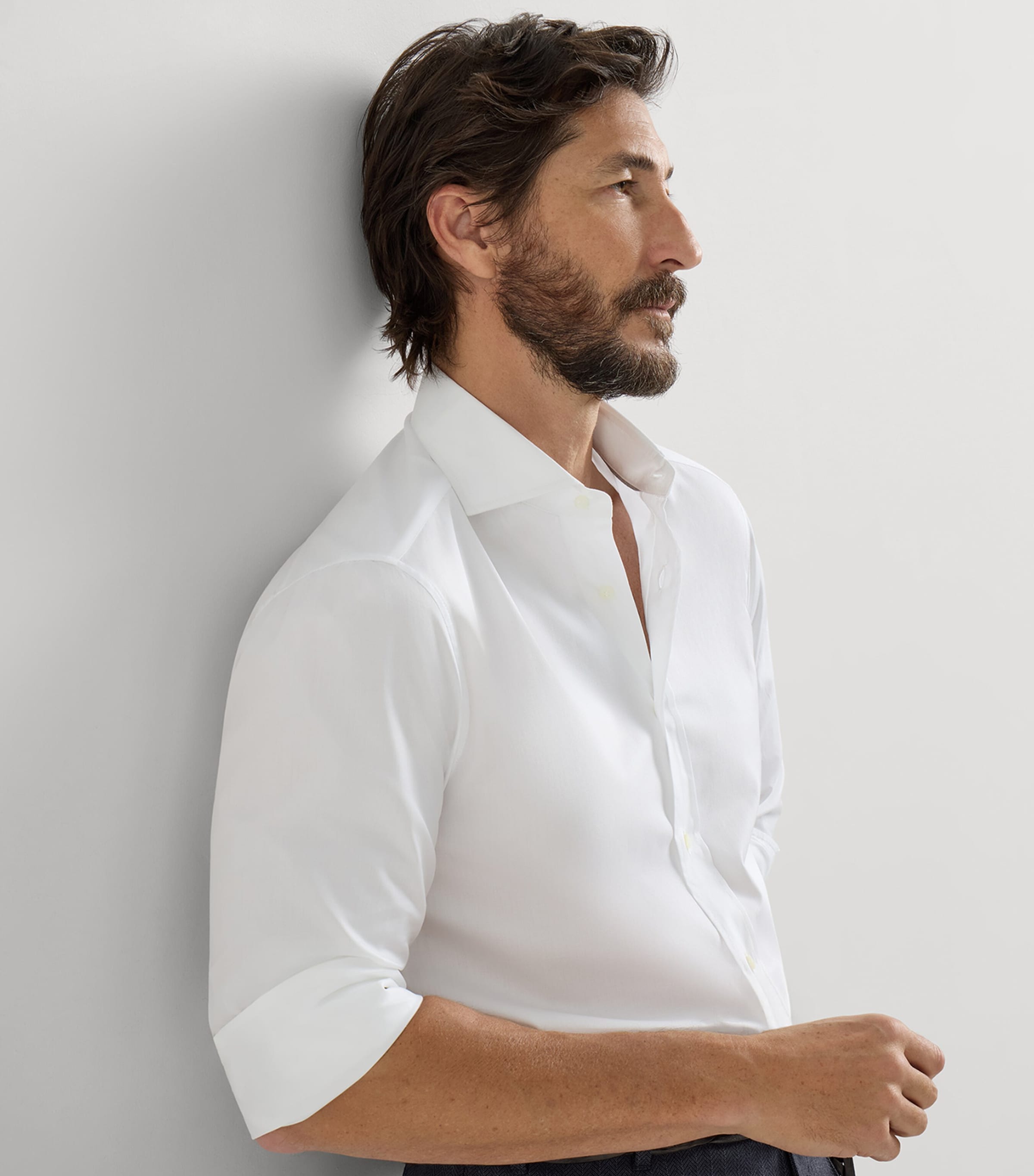 イタリア製 ブルネロクチネリ BRUNELLO CUCINELLI コットン モニーレ シャツ XS/オフホワイト ブラウス カットソー【2400014502602】 イタリア製 ブルネロクチネリ BRUNELLO CUCINELLI コットン モニーレ