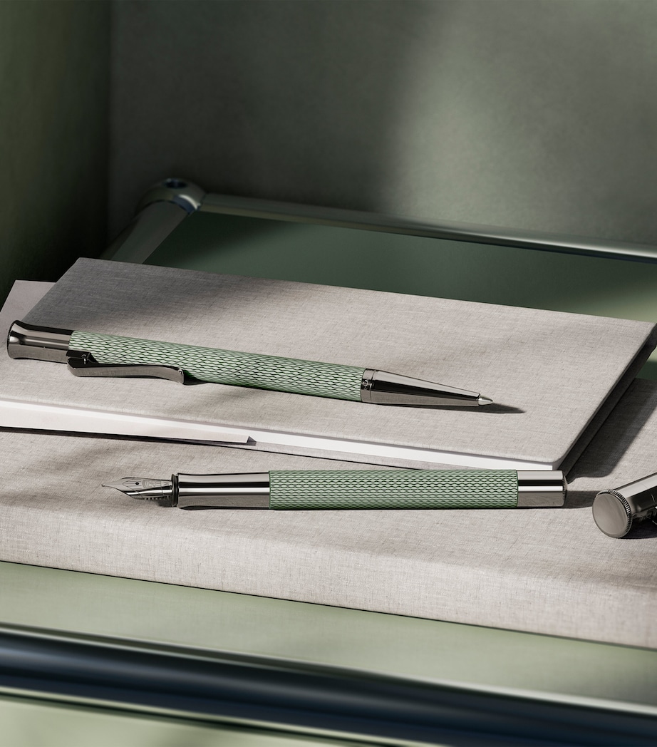 Graf von Faber-Castell Guilloche Fountain Pen Sage Green Image 4