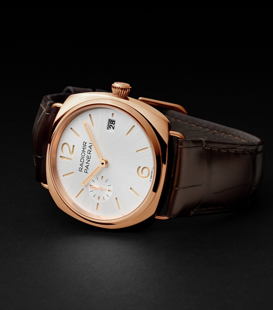 Rose Gold Radiomir Quaranta Watch 40mm WHITE Image 4