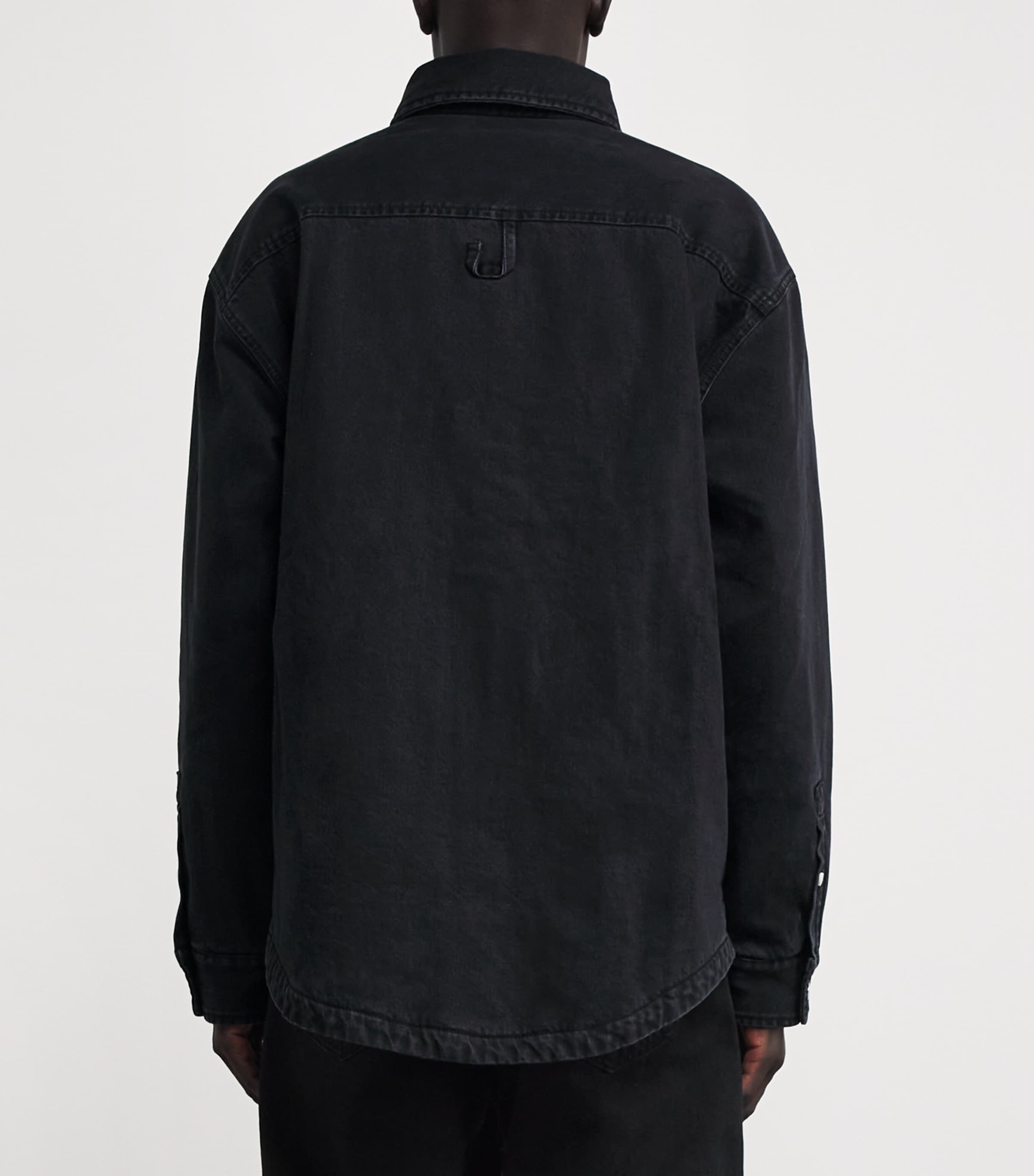 Padded Boulanger Overshirt 990-BLACK Image 4