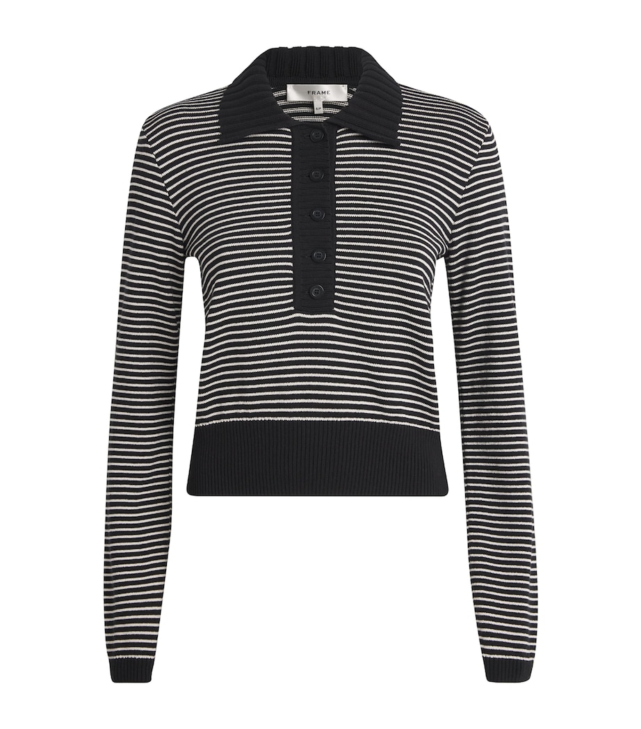 Cotton The Graduate Sweater BLACK MULTI Image 1