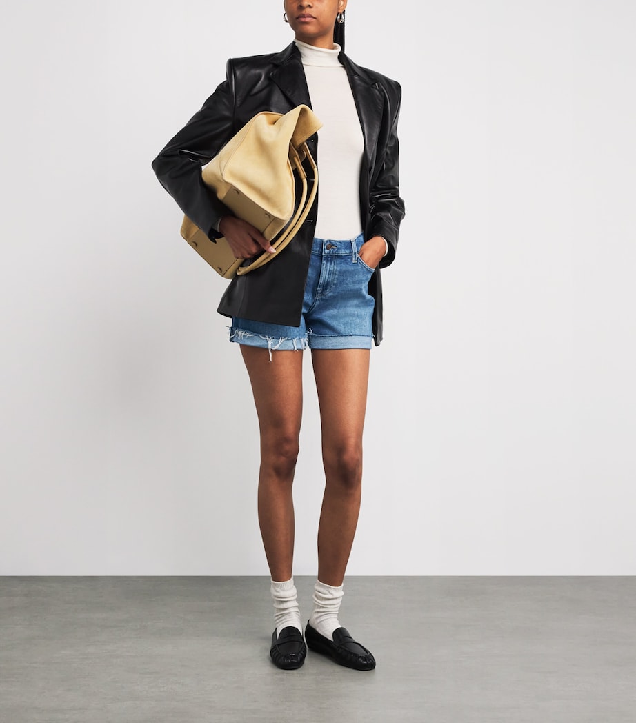 Mid Roll Denim Shorts SEA Image 2