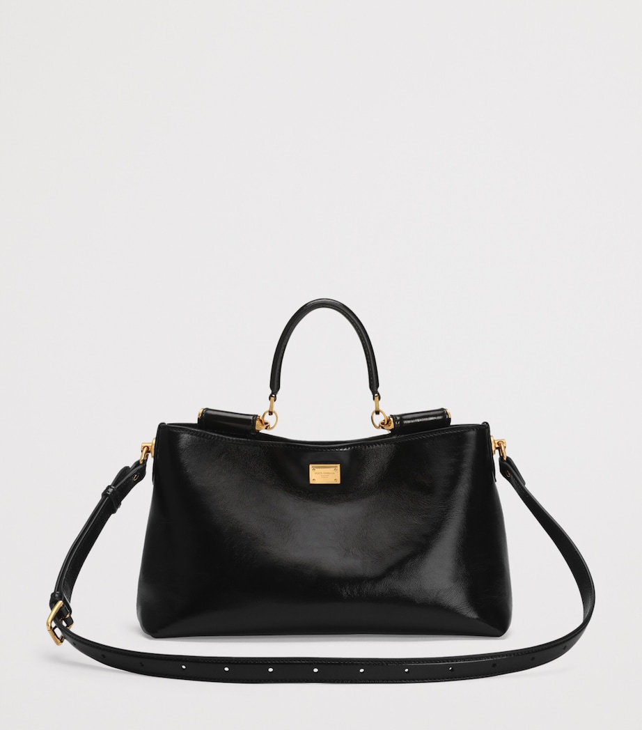 Calfskin Vittoria Shoulder Bag 80999-BLACK Image 3
